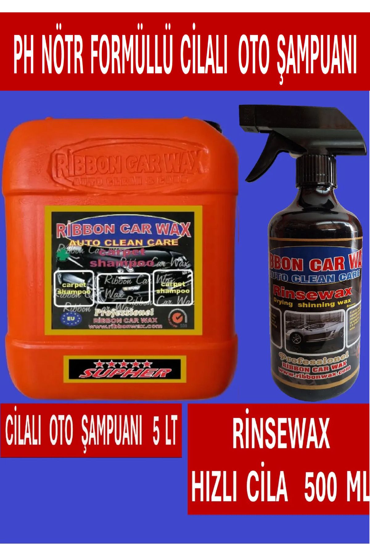 SOFT Carpet Shampoo Ph Nötr Formüllü Cilalı Oto Yıkama Şampuanı
