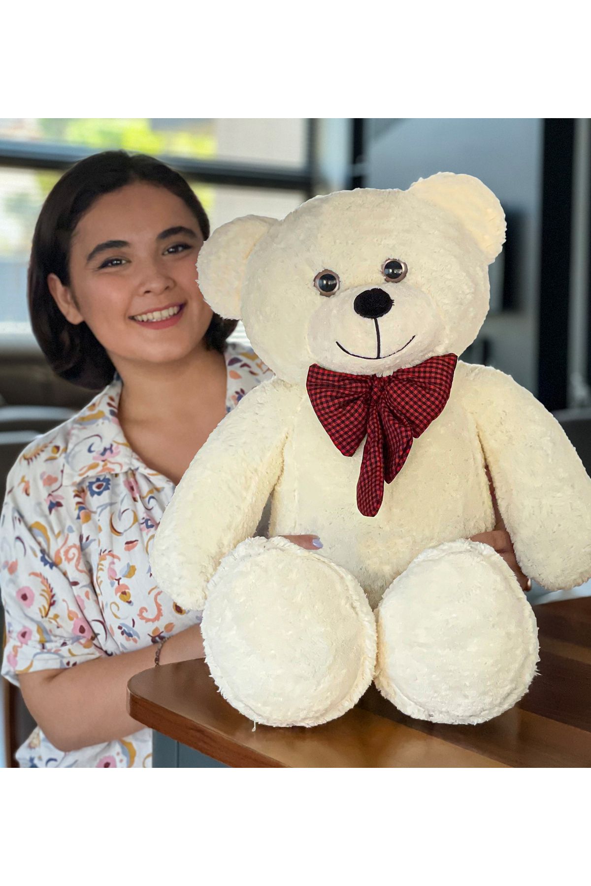Özgüner Oyuncak Oyuncak Peluş Ayıcık 80 Hediyelik Ayı(%100yerli)