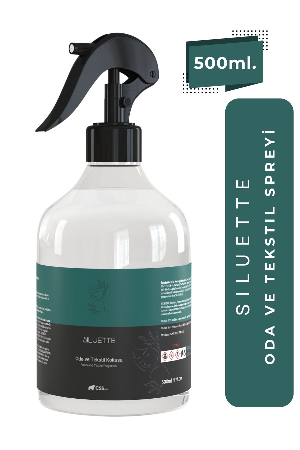 CSScompany 500ml. Oda ve Tekstil Spreyi | Sıluette Oda ve Tekstil Spreyi