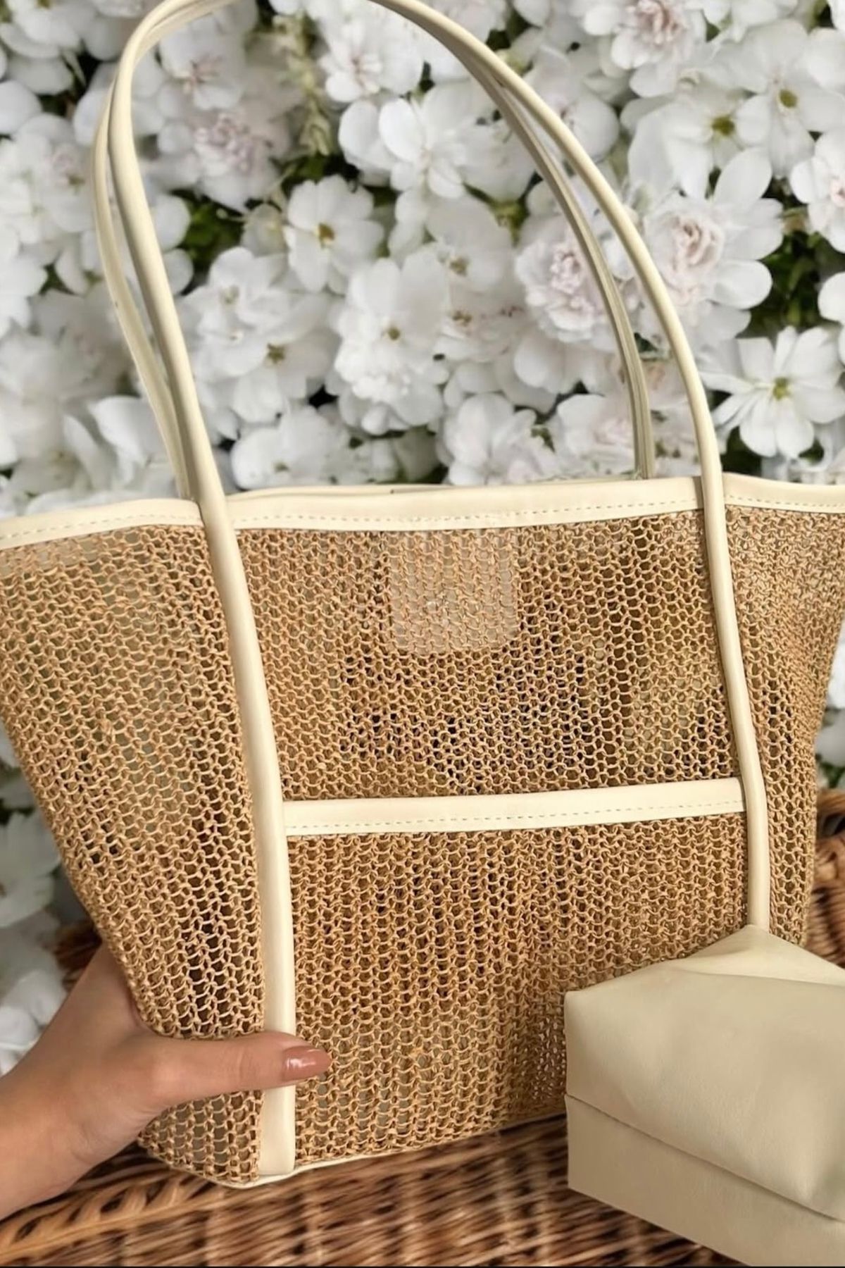 bb butik basic Premium Seri Günlük Hasır Çanta HS4975