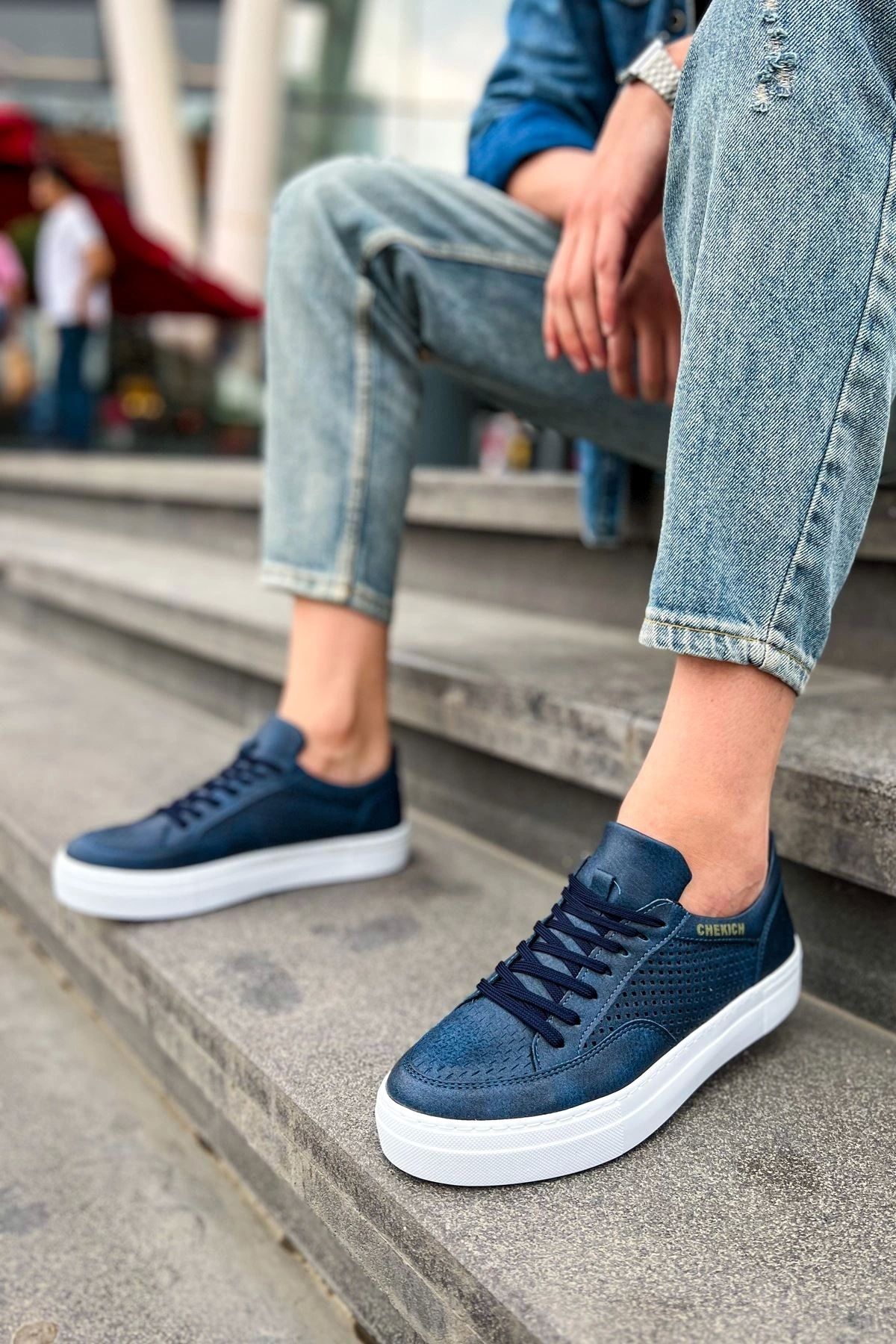 OurStyles CH015 CBT First Edition Erkek Ayakkabı LACIVERT