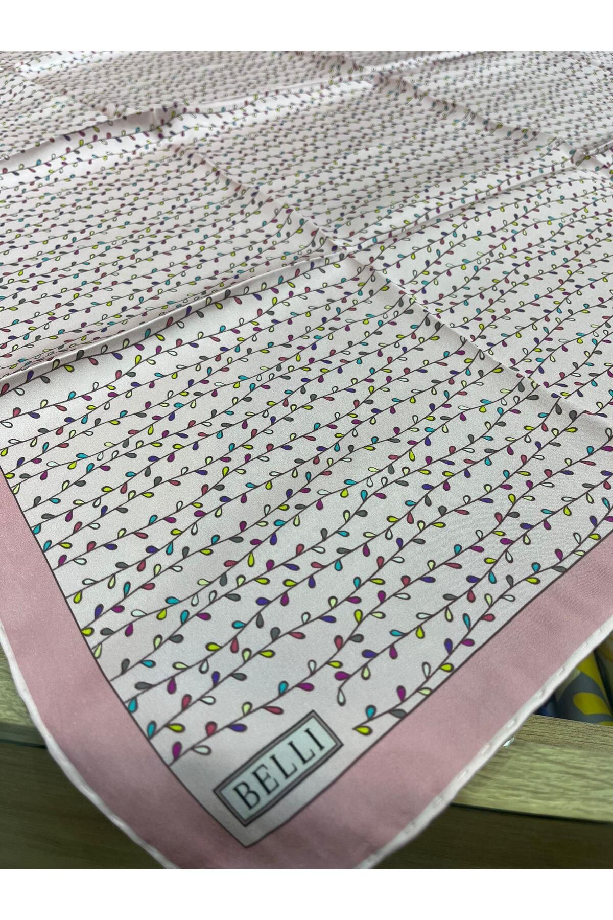 Belli Saf İpek Eşarp 4128D-81 Şura