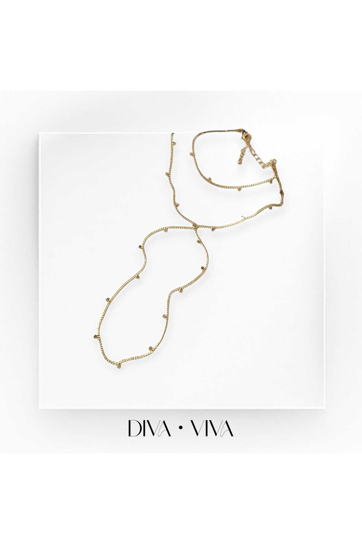 DivaViva Diva Viva - 14K Mini Ezme Pul Kadın Silvéa Şahmeran