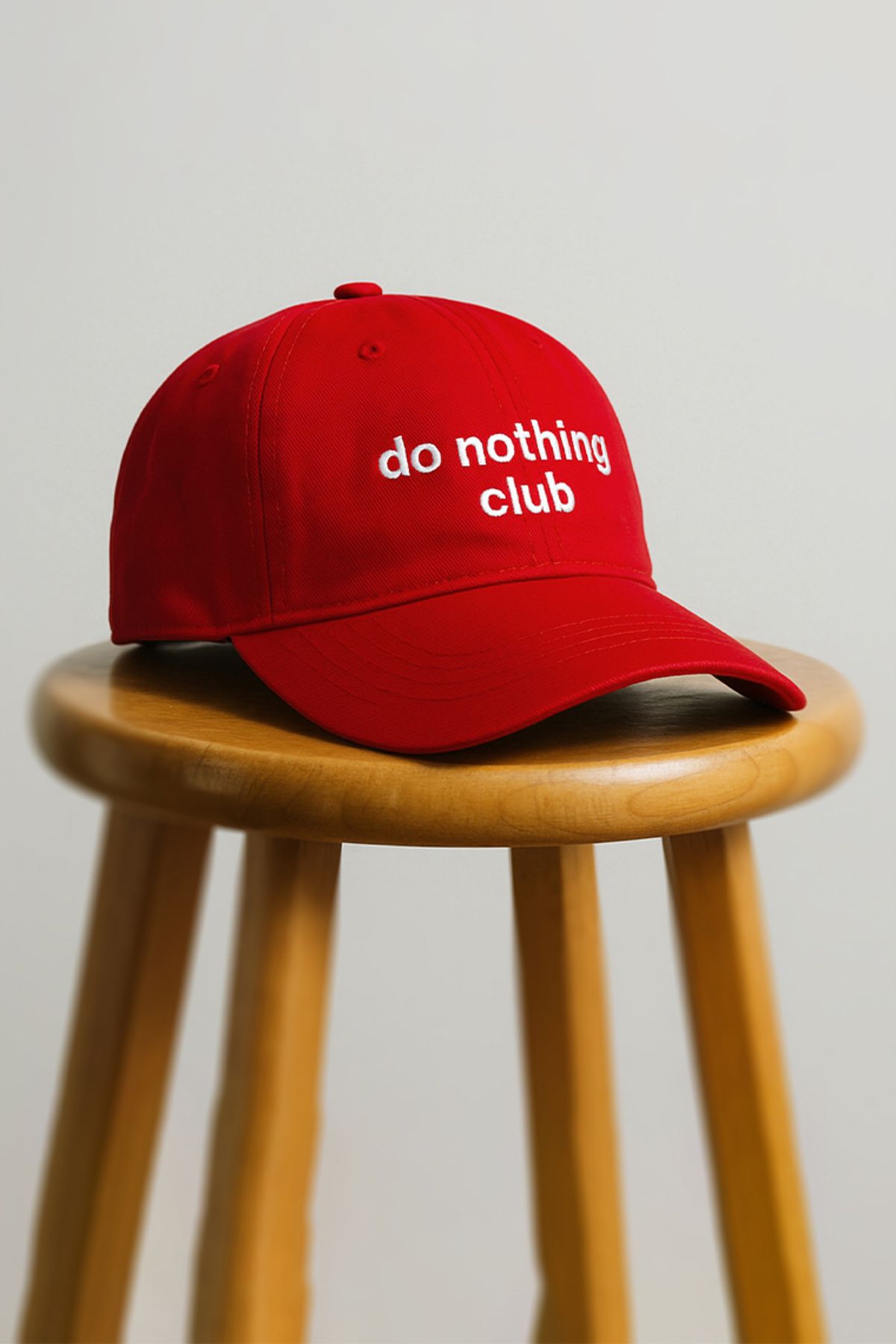 Eazy Co Do Nothing Club Kırmızı Unisex Baseball Cap Şapka