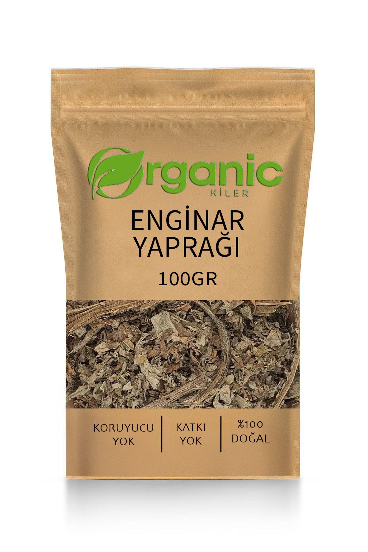 Organic Kiler Enginar Yaprağı Çayı 100gr Kurutulmuş & Elenmiş Doğal