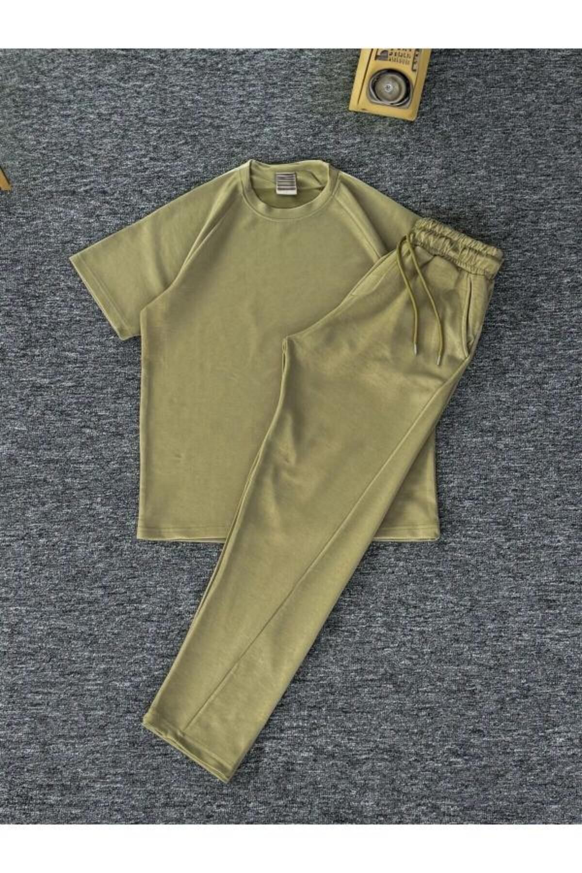 COMANCHERO Erkek Reglan Kol Havuç Kesim Fit Eşofman Takımı Alt Üst