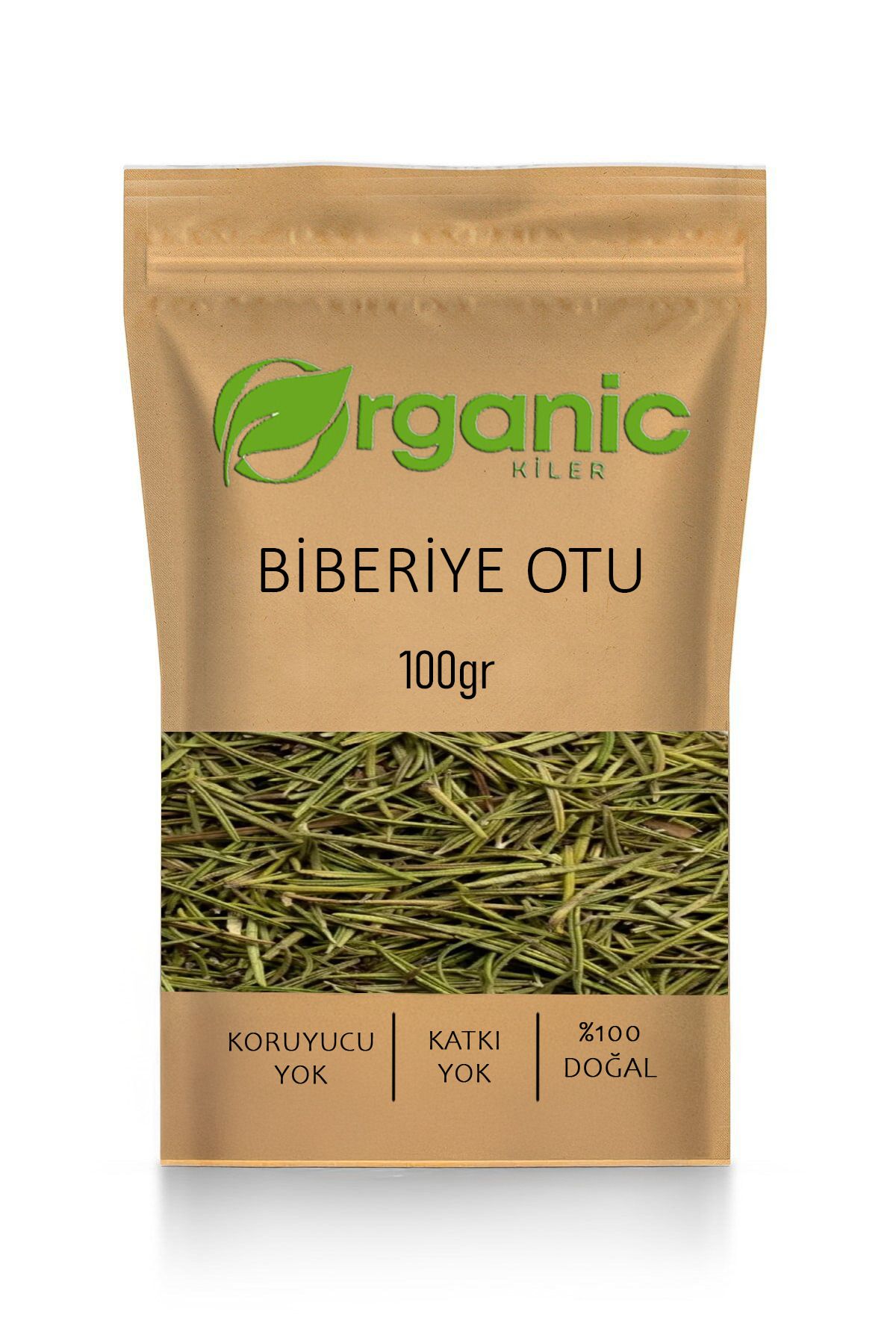 Organic Kiler Biberiye Otu Çayı 100gr Antioksidan Doğal ve Elenmiş