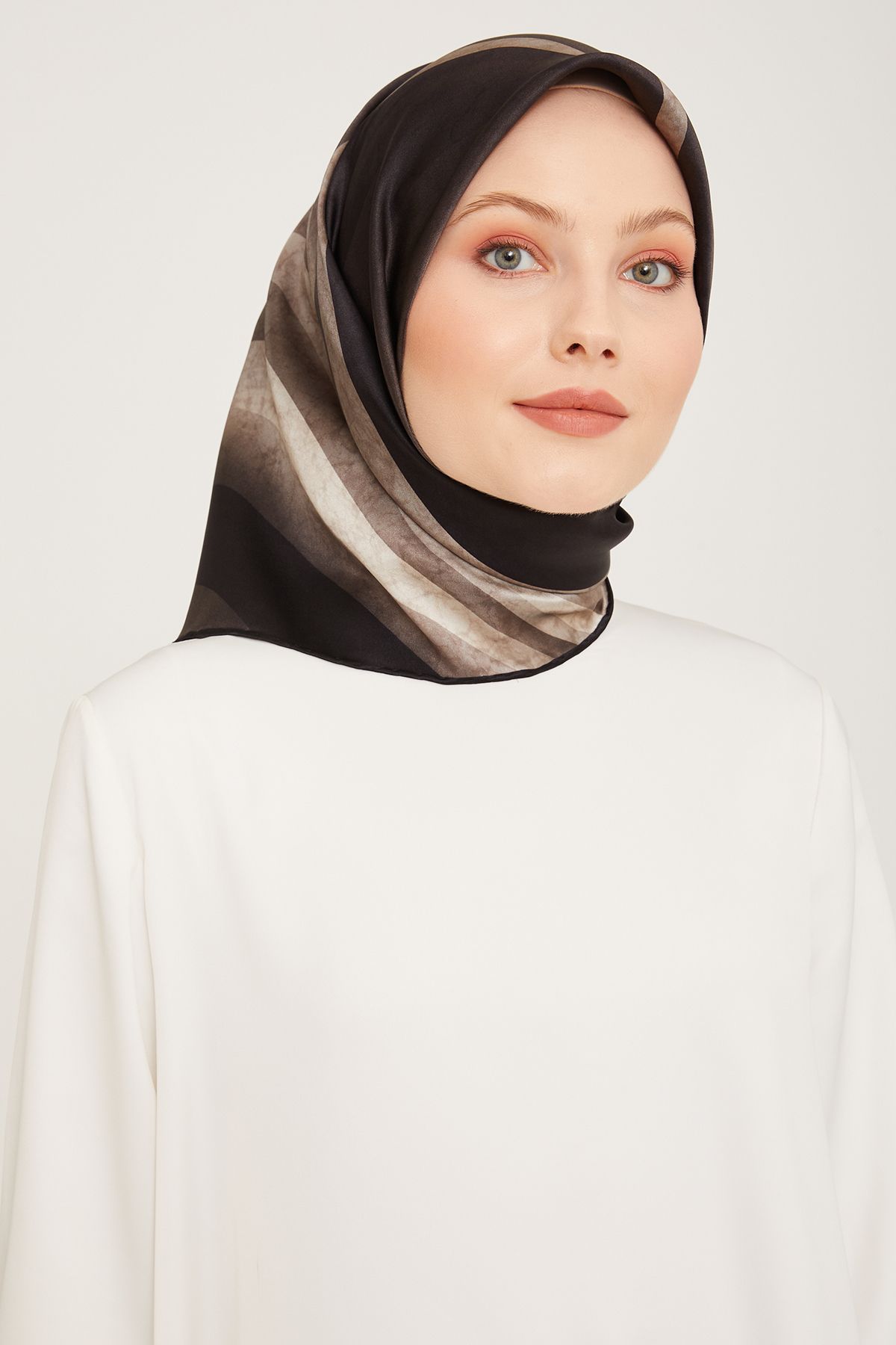 Armine ARMİNE İPEK EŞARP 9021D (SURA) (NOSTALJİ)-10
