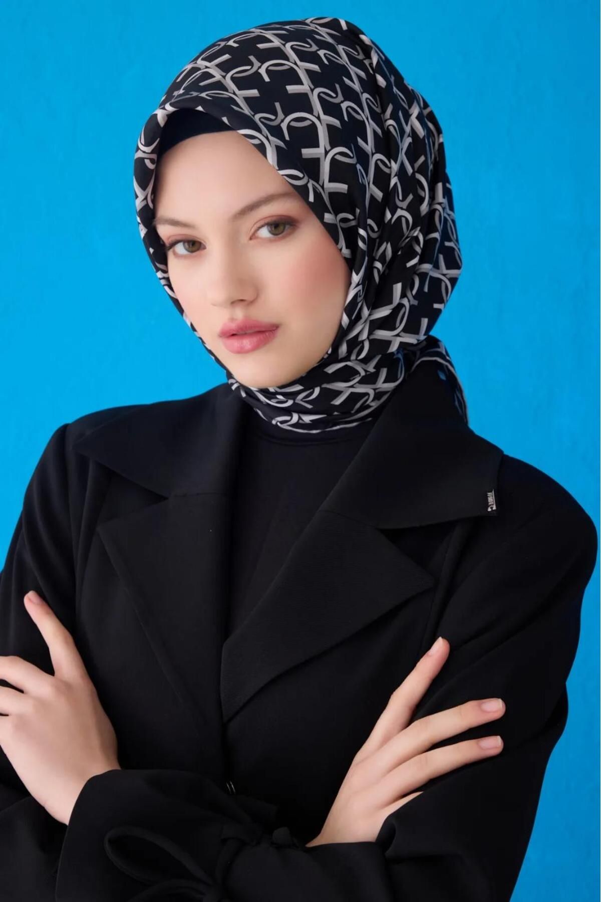 Belli Saf İpek Eşarp 4102D-13 Şura