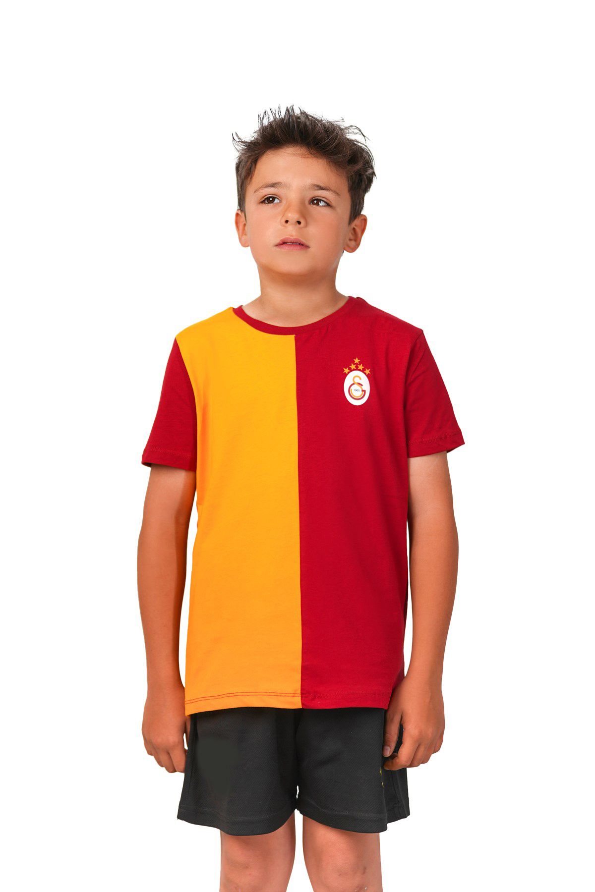 Galatasaray Orijinal 5 Yıldız Parçalı Çocuk T-shırt