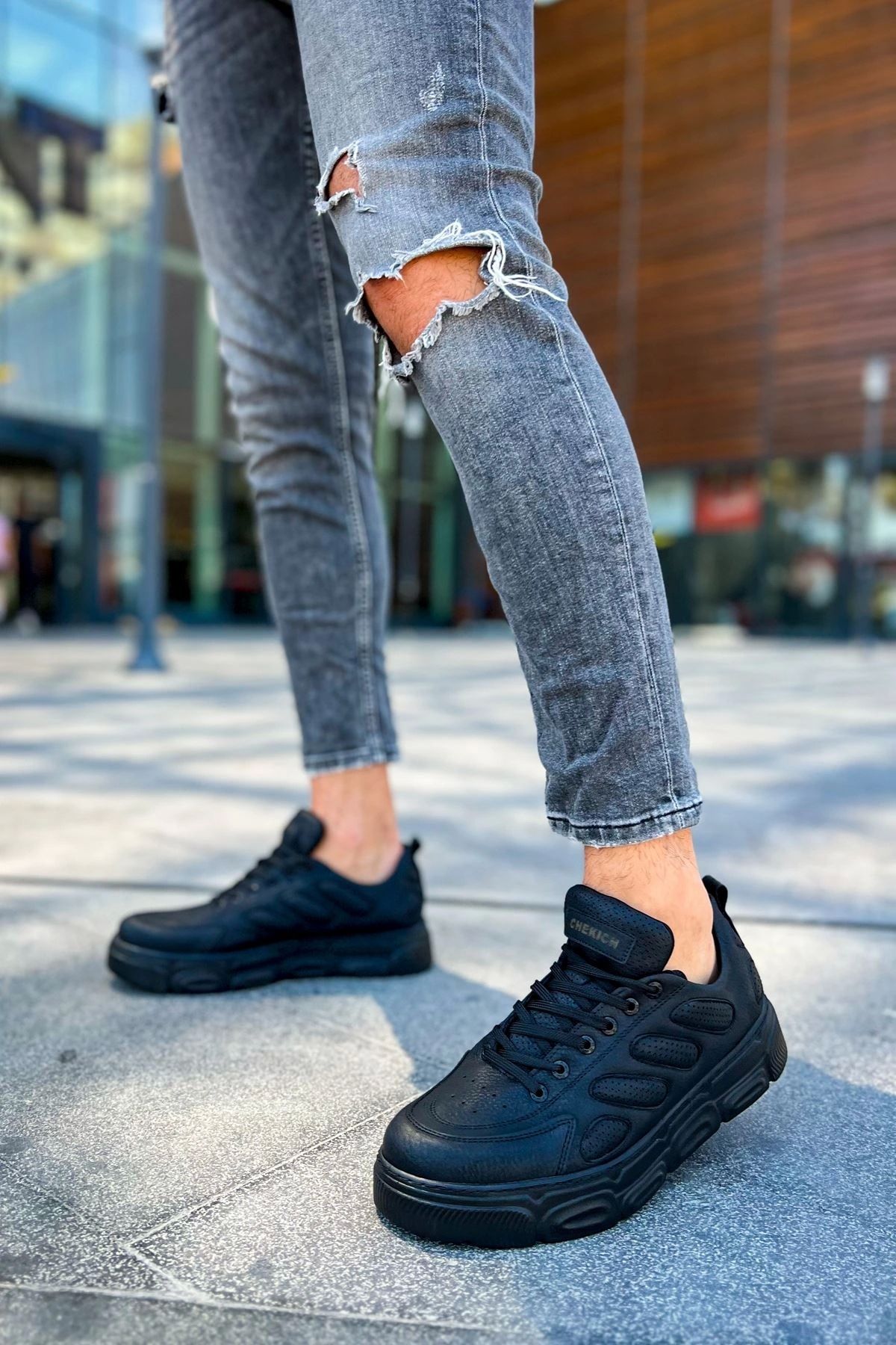 OurStyles CH105 CST Cronus Erkek Ayakkabı SIYAH