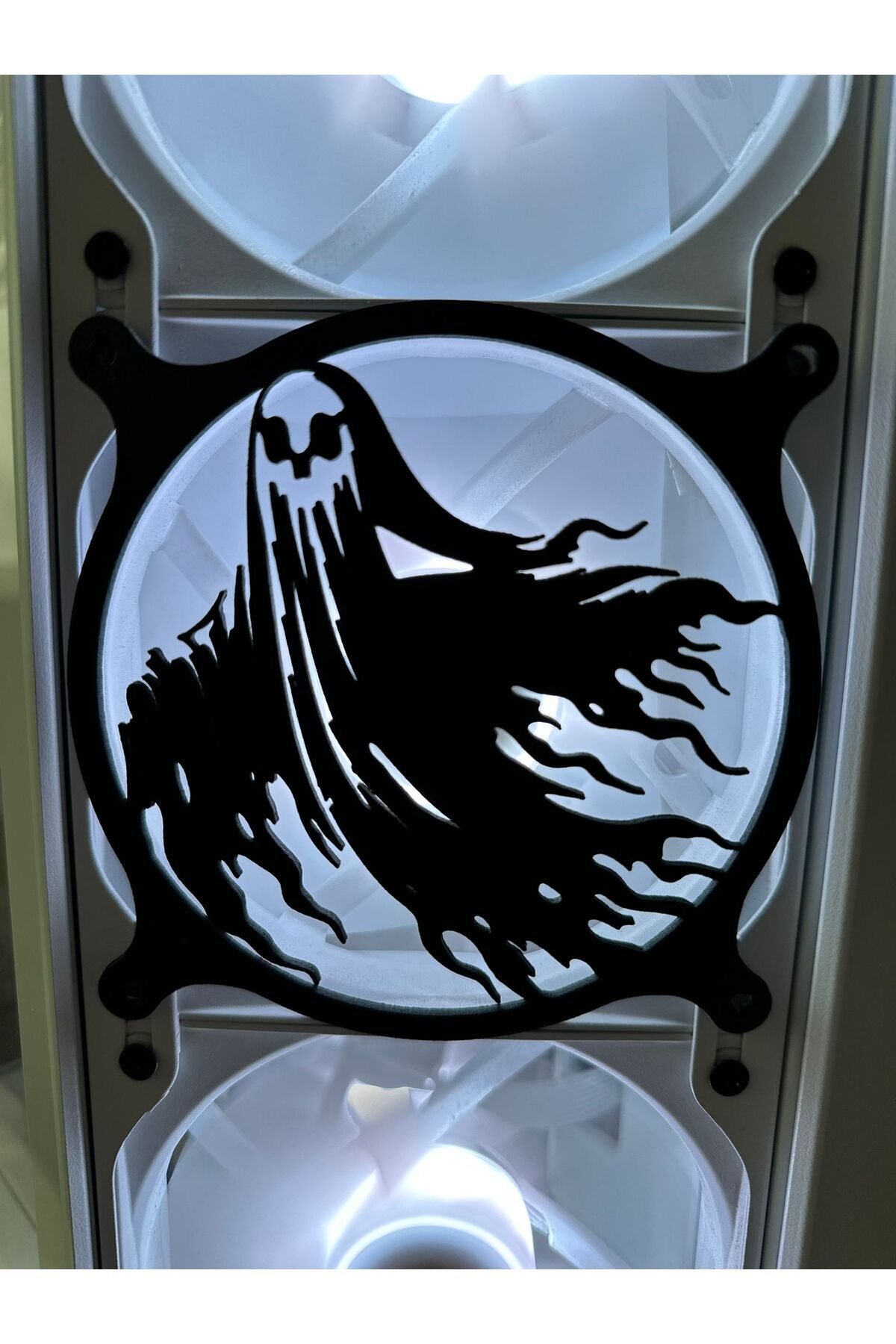 EmAy3d Ghost 120mm Oyun Pc Aksesuarı, Masaüstü Bilgisayar Fan Kapağı