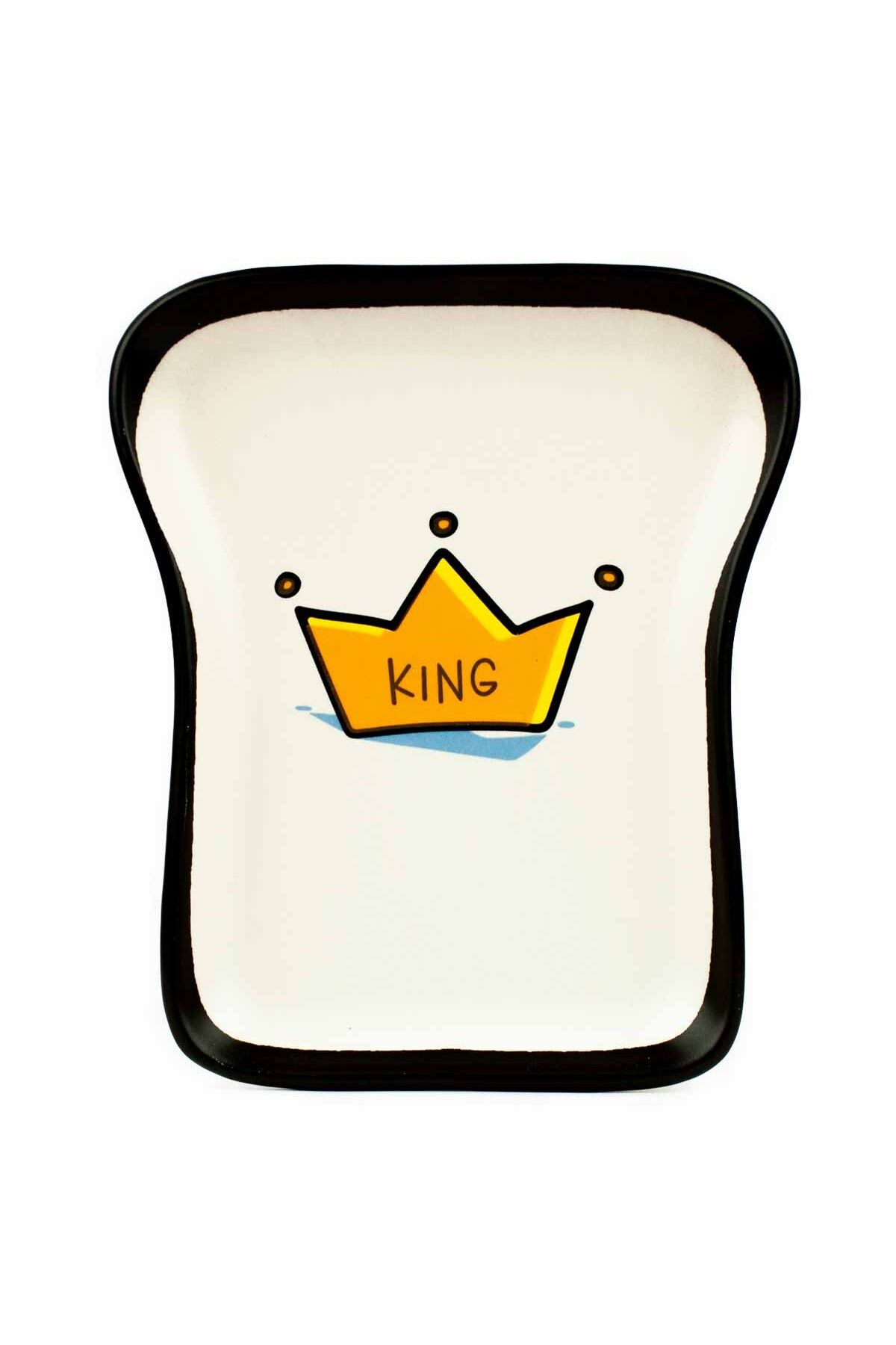 PALTO TASARIM King Tasarım Tost Tabağı - Kahvaltı Sunum Tabağı