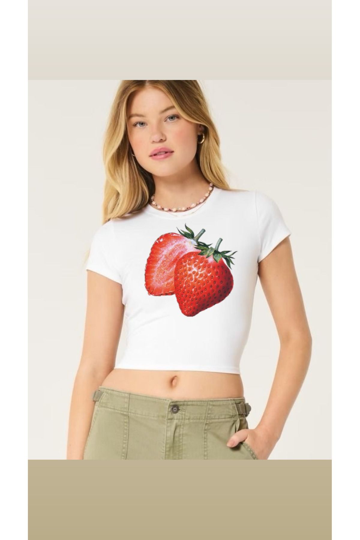 DEEFWEAR Çiçek Baskılı Trend Baskılı Crop Top