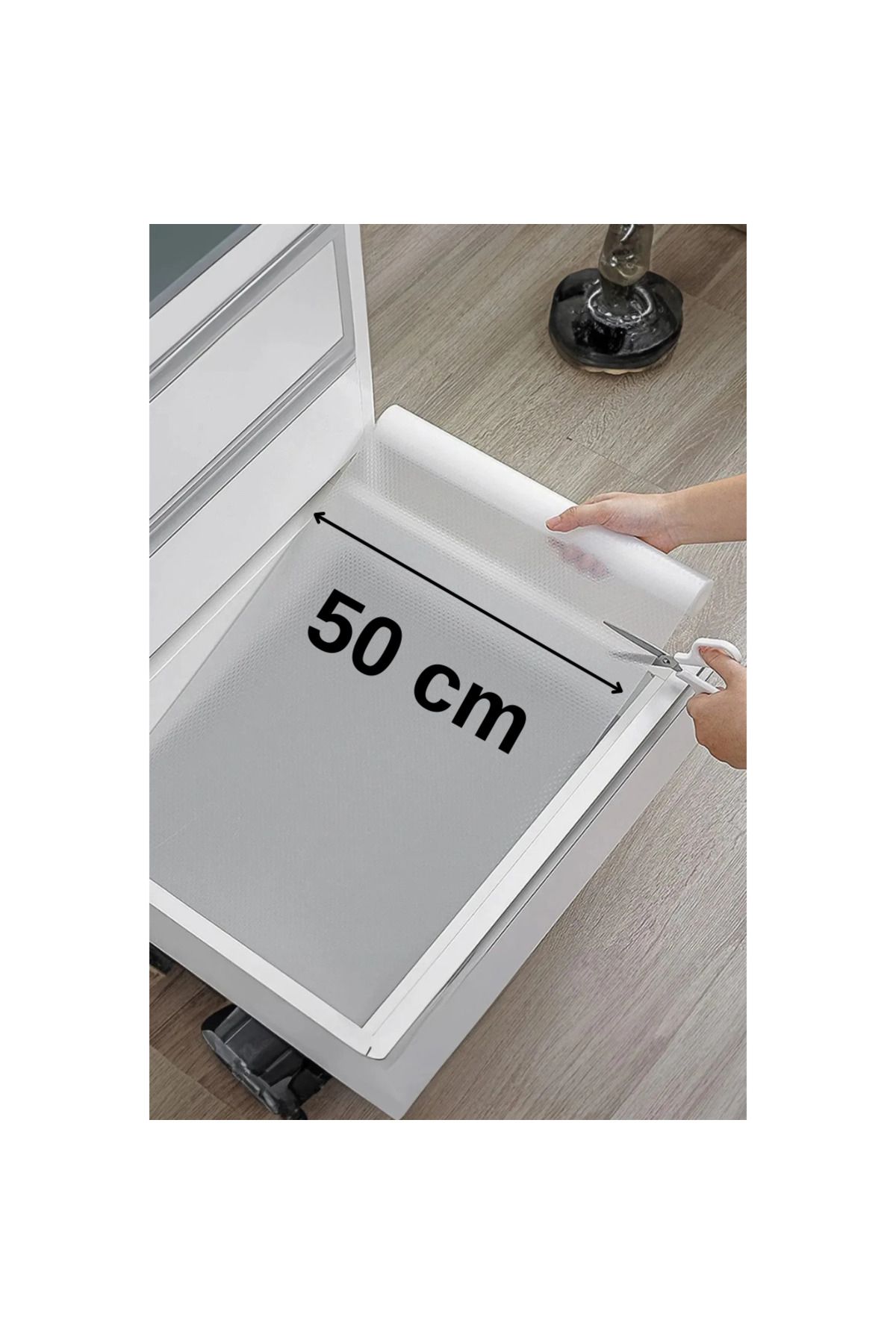 ESTRON Kaymaz Kaydırmaz Dolap Raf Çekmece Örtüsü - Eva Malzeme - 5 Metre x 50 cm