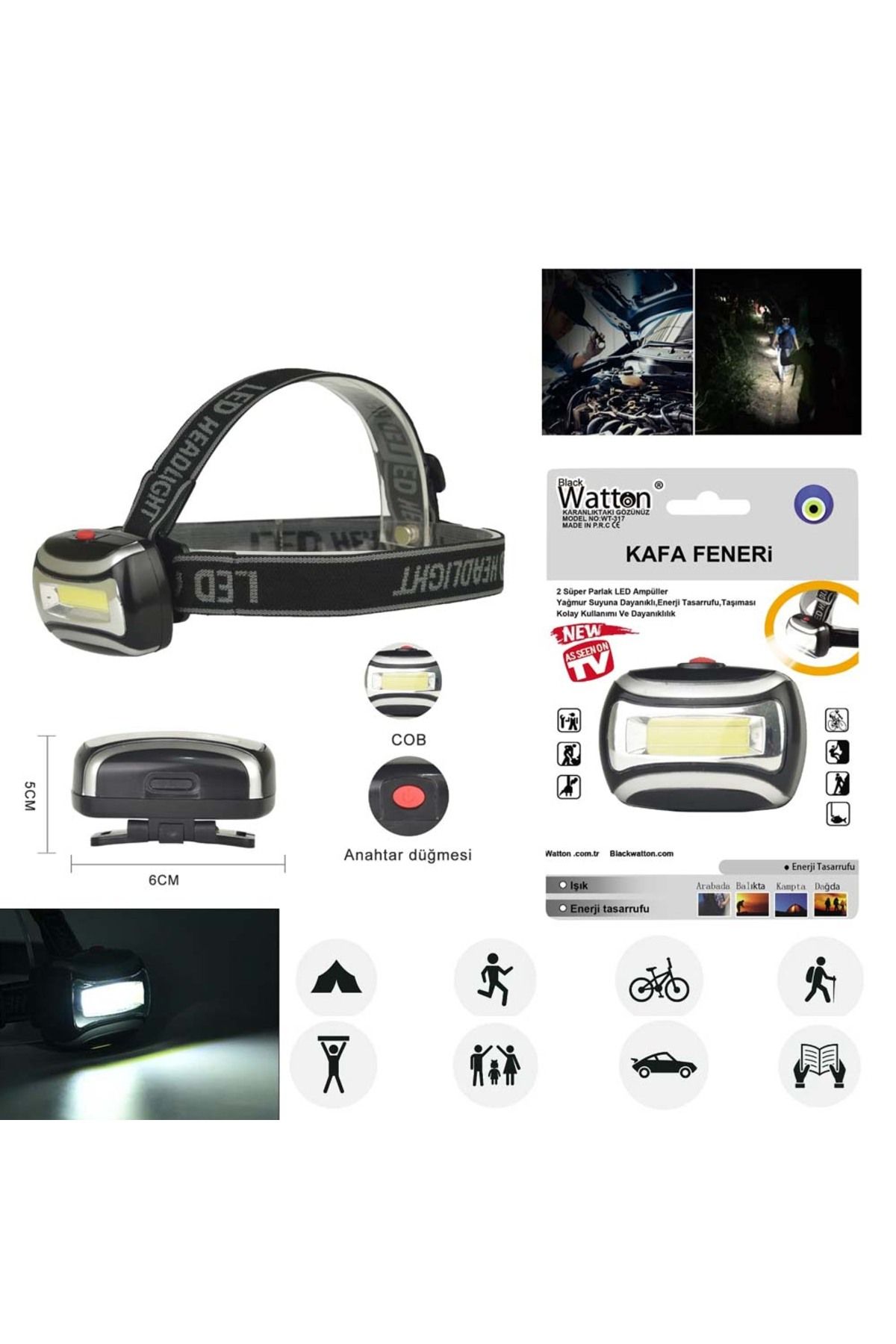 Watton Ultra SMD Kafa Feneri Watton Wt-317