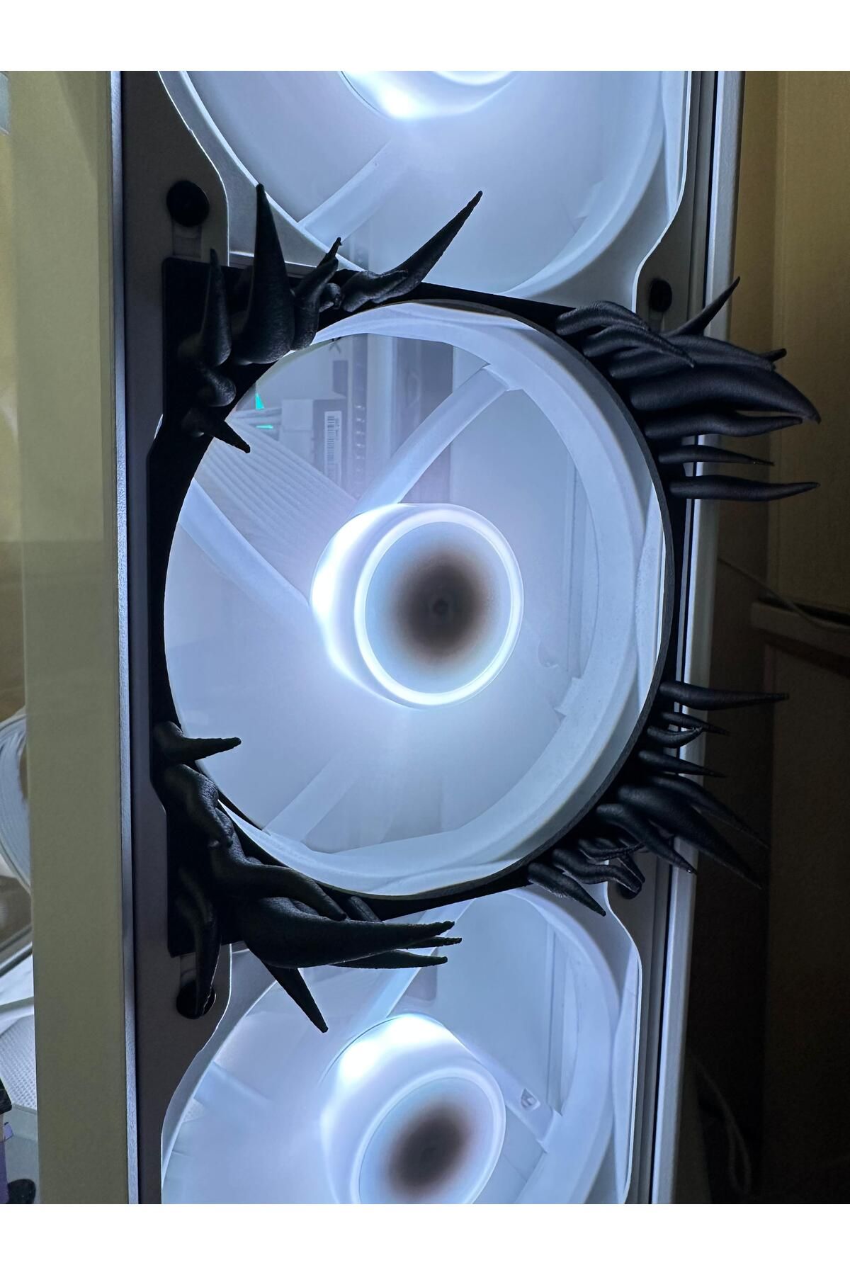 EmAy3d Fire 120mm Oyun Pc Aksesuarı, Masaüstü Bilgisayar Fan Kapağı