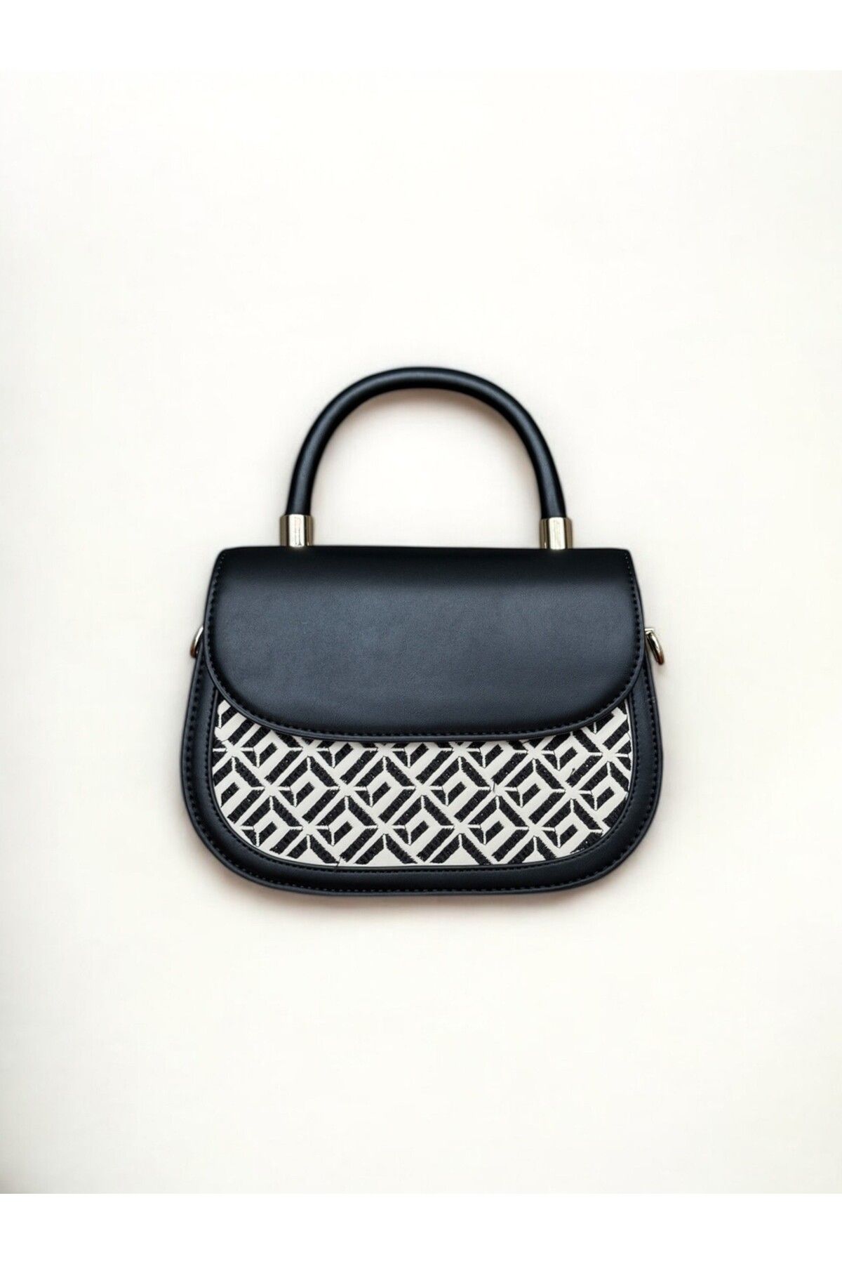 MODA Lisa Geometrik Desenli İthal Çanta