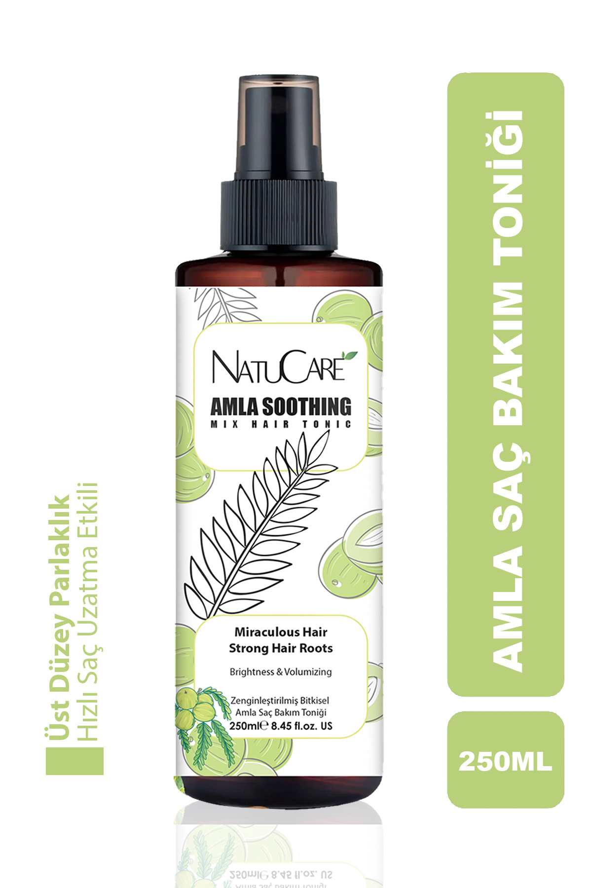 NatuCare Üst Düzey Parlaklık Ve Hızlı Uzama Etkili Amla Saç Bakım Toniği 250ml