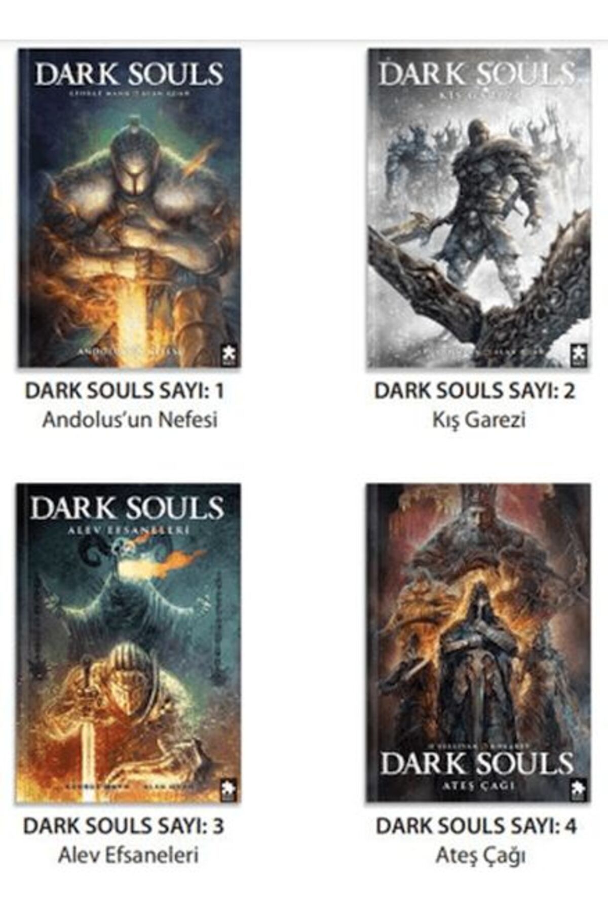 Eksik Parça Yayınları Dark Souls 4 Kitap Set