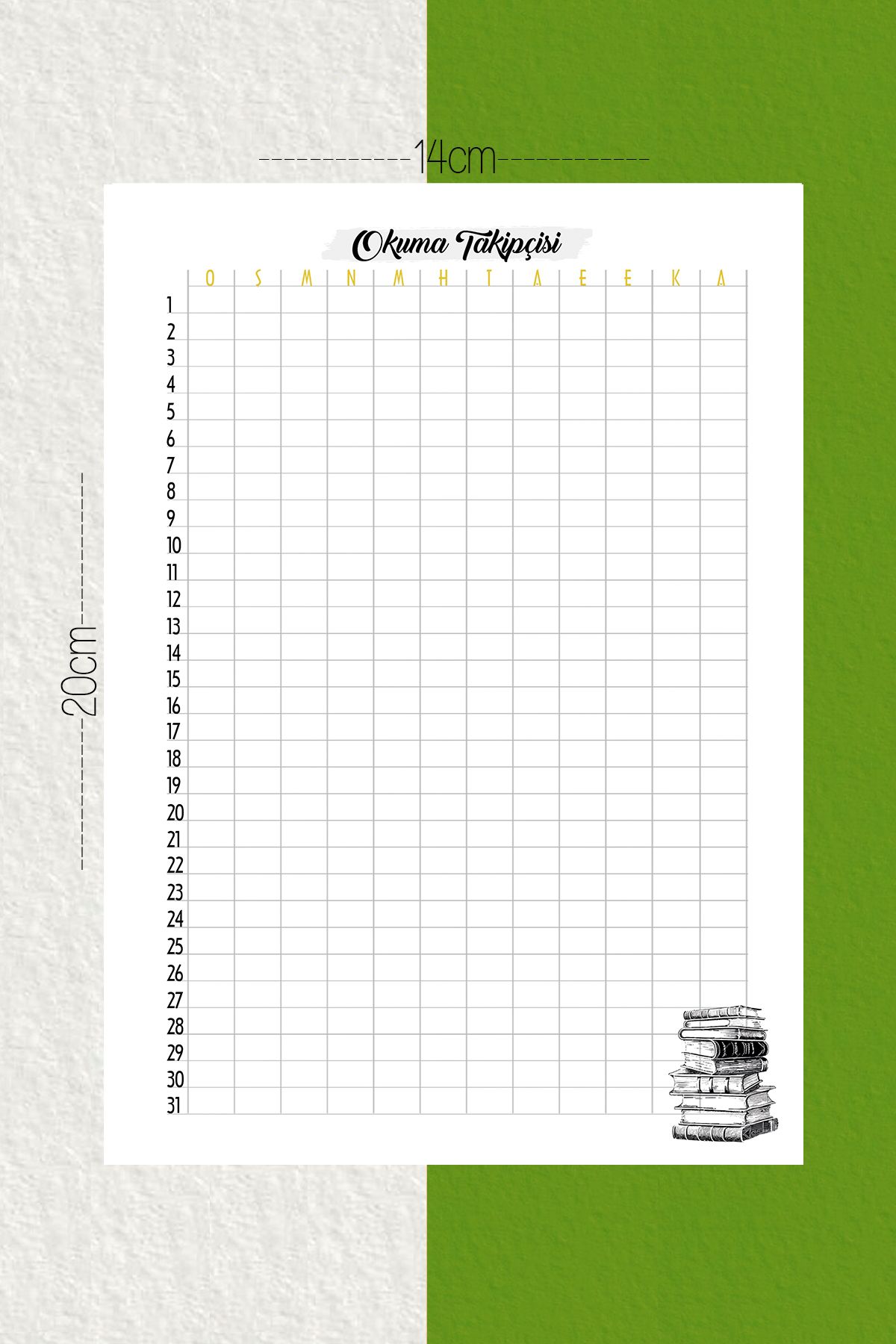 SelisCraft-Book Reading Diary Mdl02 / Agenda / Notebook / Schedule Reading / Reading Planner Read, Track 5