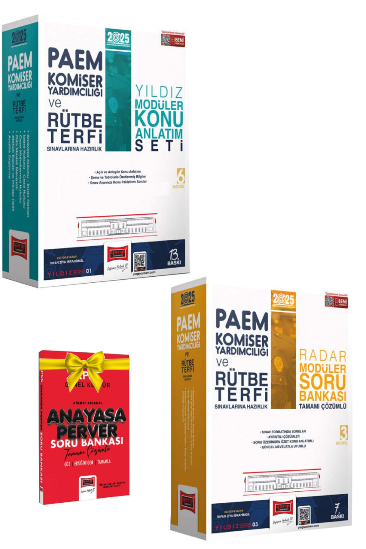 Yargı Yayınları 2025 Yargı PAEM Komiser Yardımcılığı ve Rütbe Terfi Konu Anlatım Seti+Yargı PAEM Soru Bankası Seti