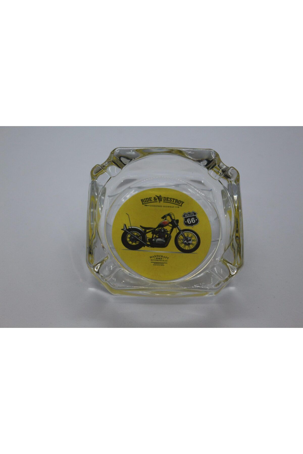 shop CAM KÜLLÜK MOTORSIKLET TEMALI HEDİYELİK RETRO KÜL TABLASI