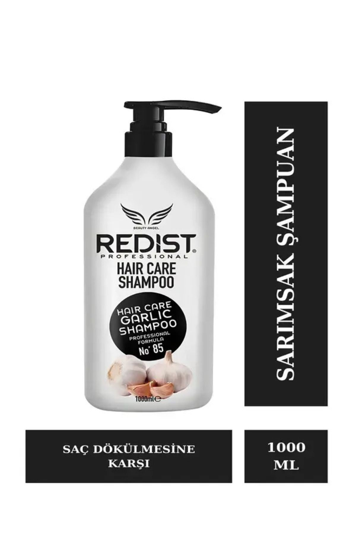 Redist Sarımsak Şampuan – Saç Dökülmesine Karşı Güçlendirici Bakım (1000 ML)