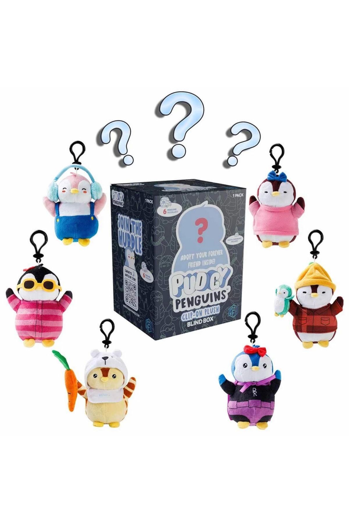 sinerjim Pudgy Penguins Anahtarlık Klipsi Sürpriz Paket