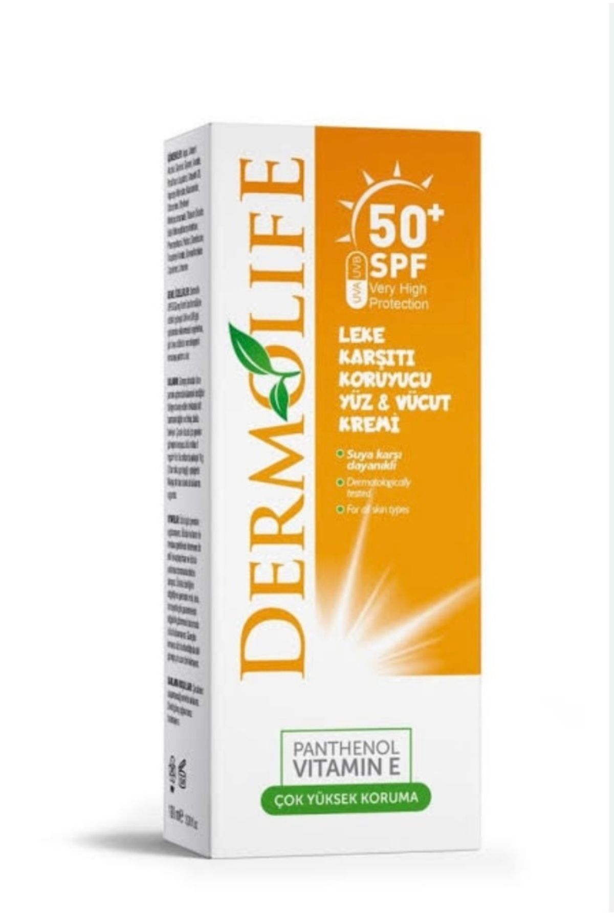 Dermolife Leke Karşıtı Güneş Kremi Spf 50+ 100 Ml