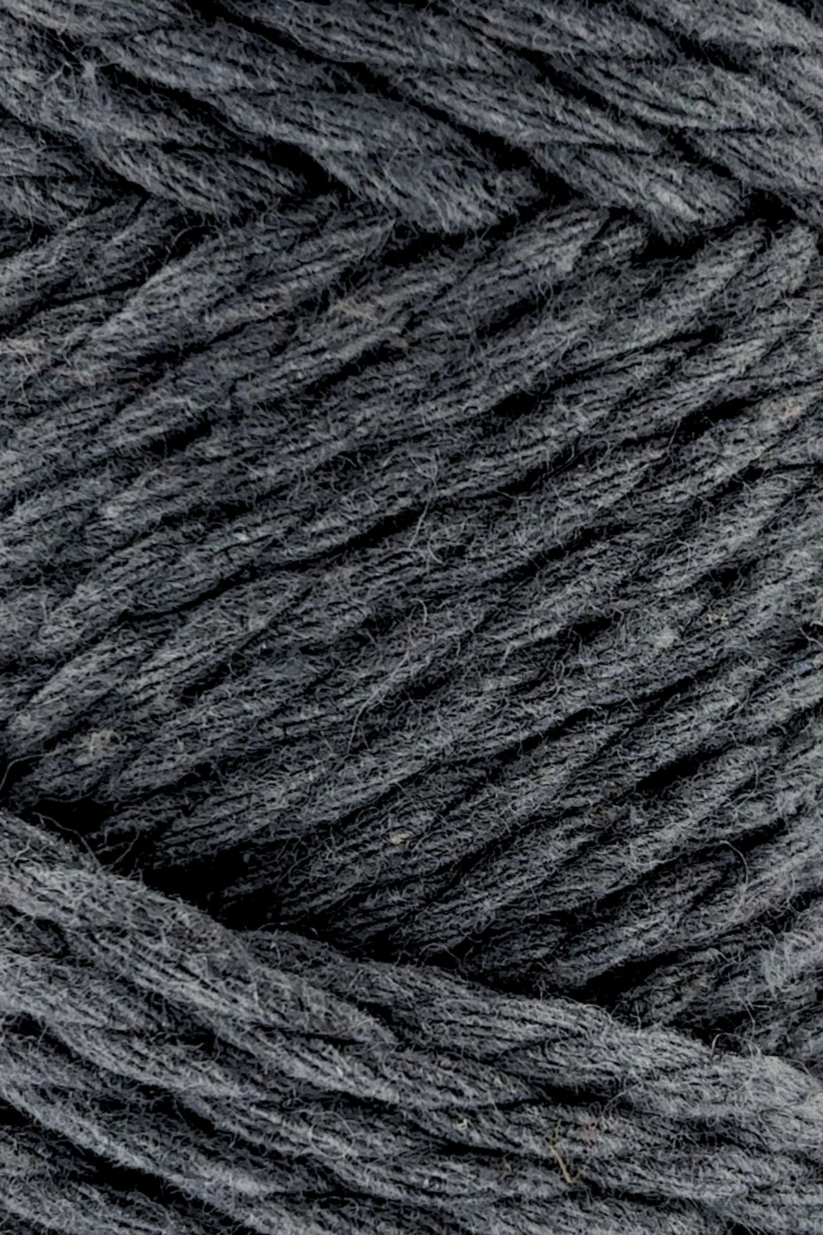 SENSY-Premium 3 Twist Cotton Checked Macrame Macrame Rope Hobby Thread Three Twist Dark Gray 2