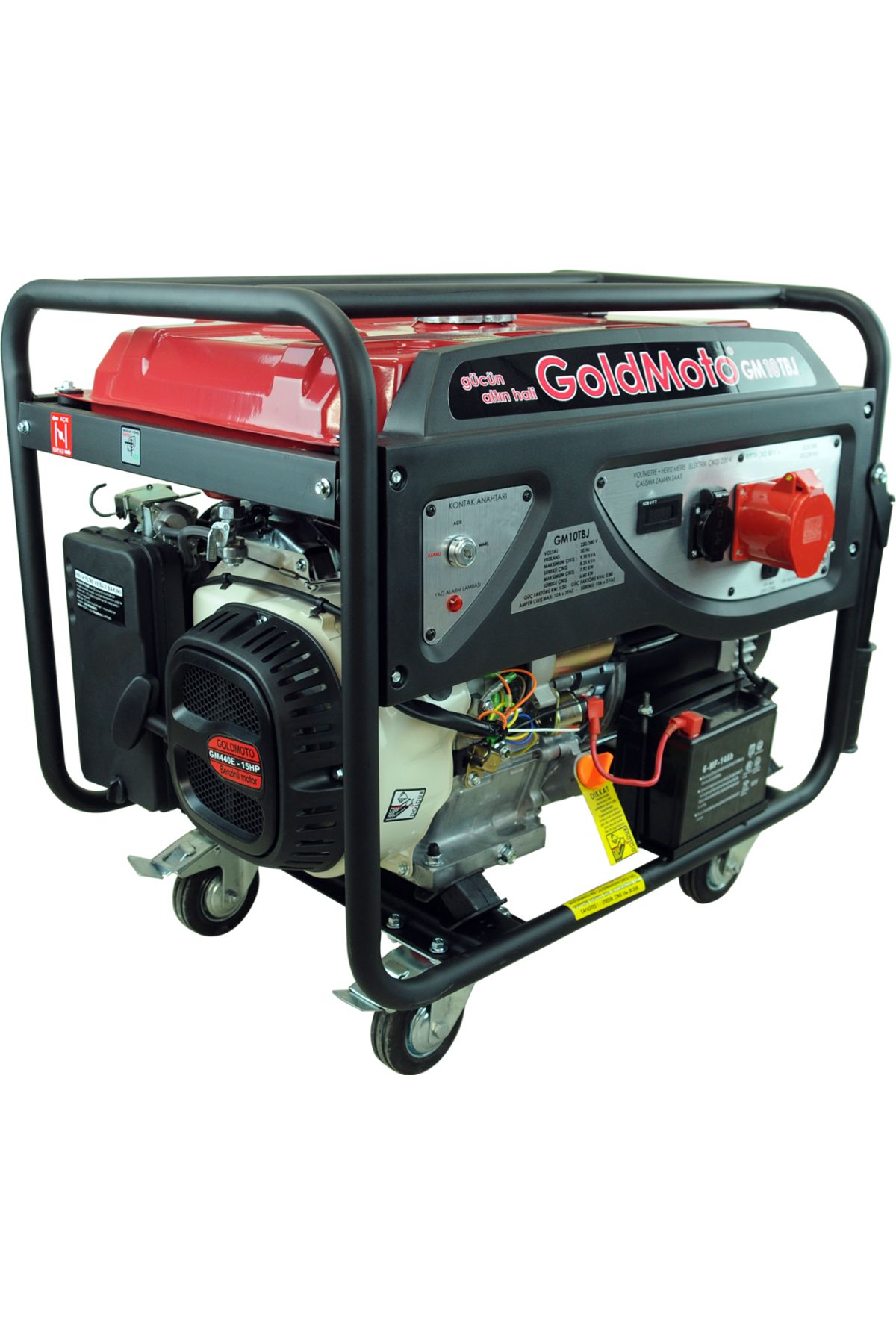 gold moto Pensa Jeneratör PM10TBJ Benzinli Jeneratör 10kVA Trifaze Marşlı