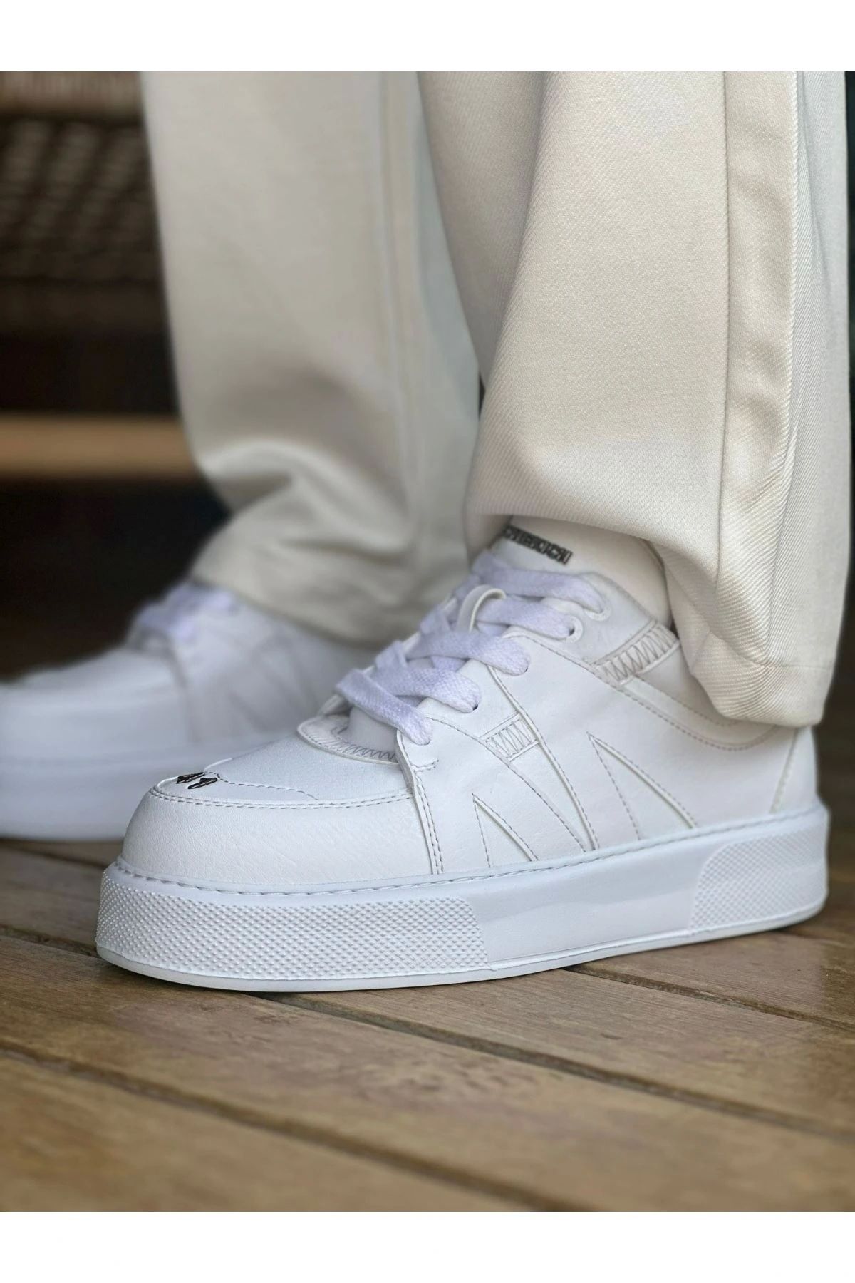 OurStyles CH2407 CBT Star-X Erkek Spor Ayakkabı BEYAZ
