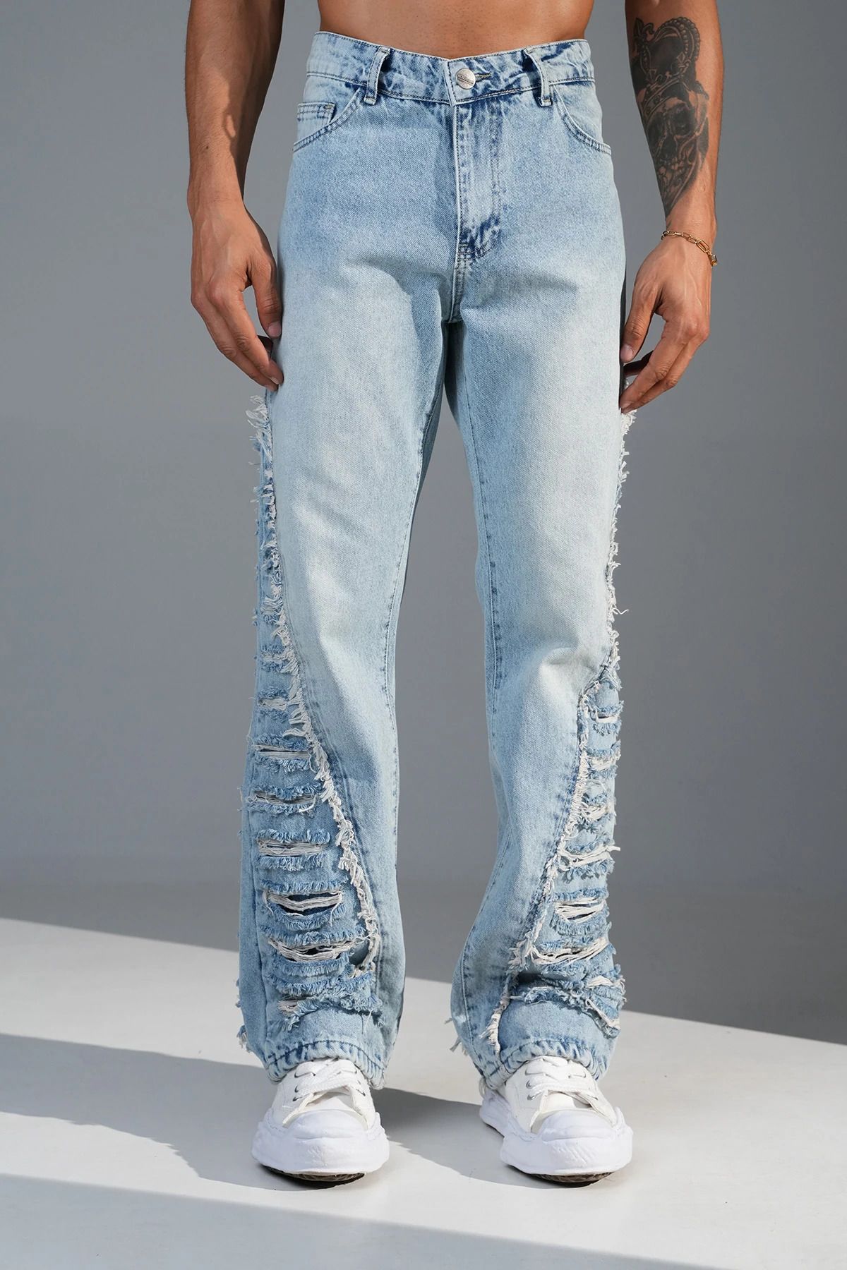 İkao Regular Fit Flare Kot Pantolon