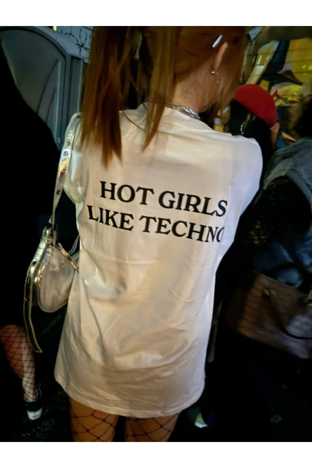 DEEFWEAR DREICH LIKE TECHNO BASKILI BEYAZ TSHIRT