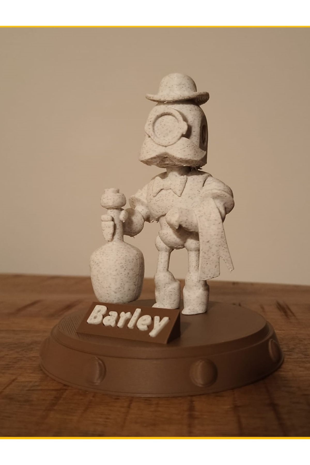 kast3d BRAWL STARS - Barley Karakteri Figürü 12 cm