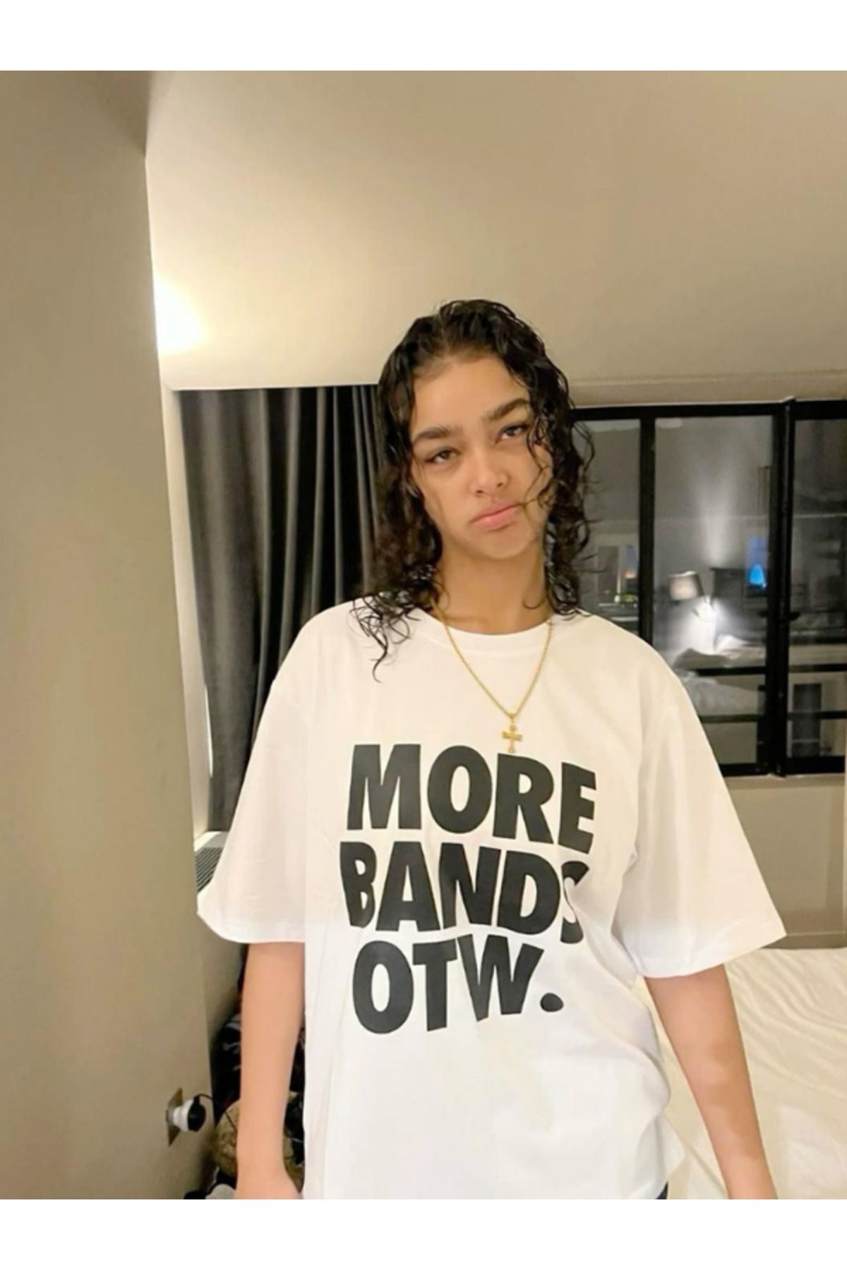DEEFWEAR DREICH MORE BANDS OTW. BASKILI BEYAZ TSHIRT