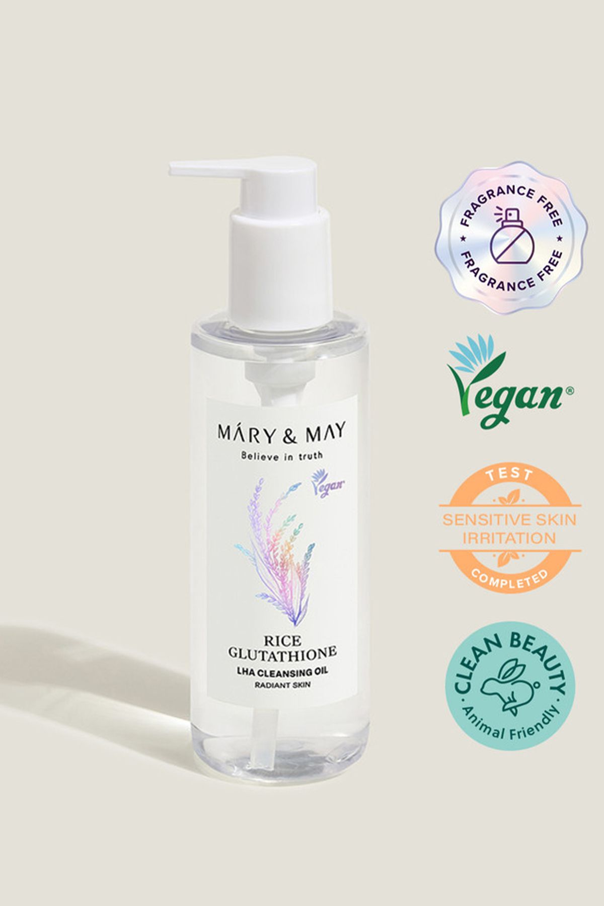 Mary & May Rice Glutathione LHA Cleansing Oil 200ml