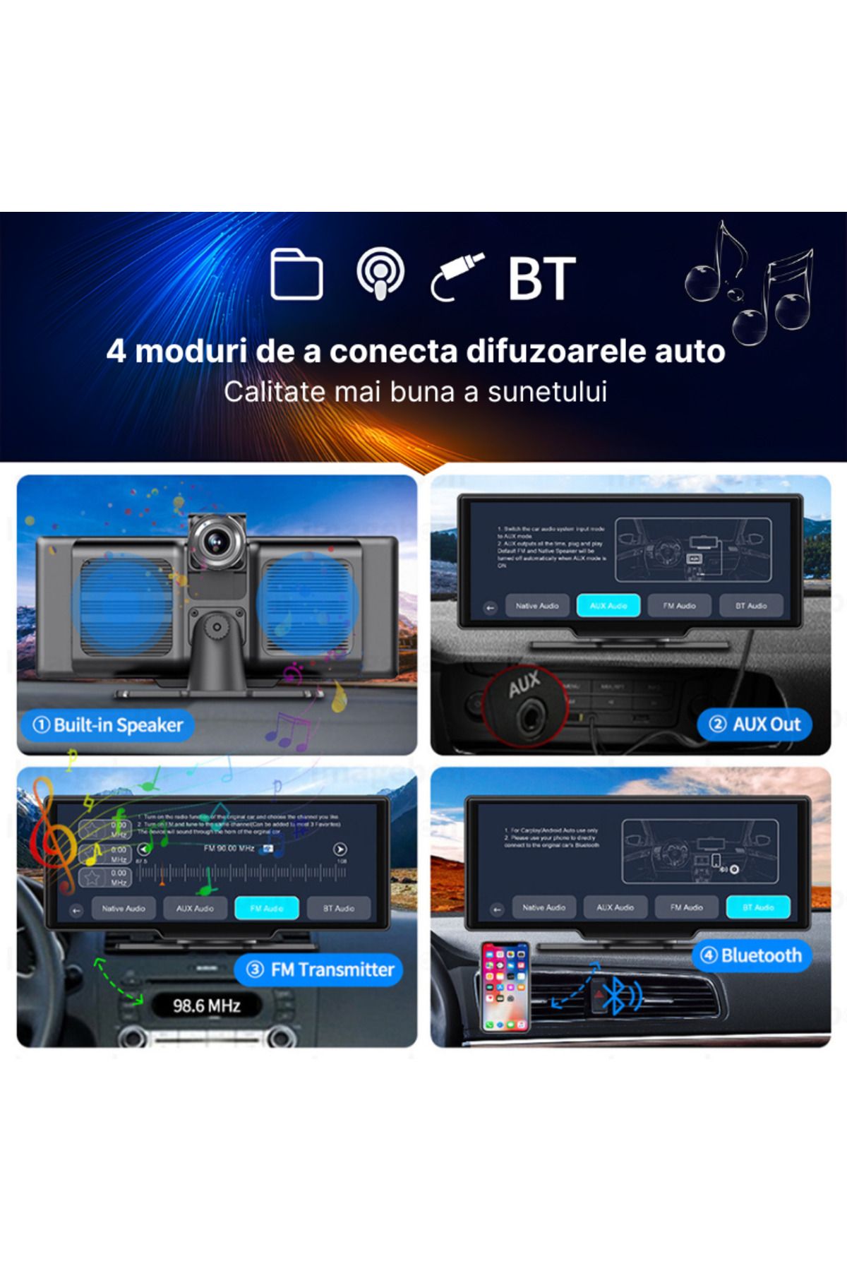 MaGeCa-Navigation Car Multimedia C200, Apple Carplay/android Auto Wireless, Display 10.26 Inch 5