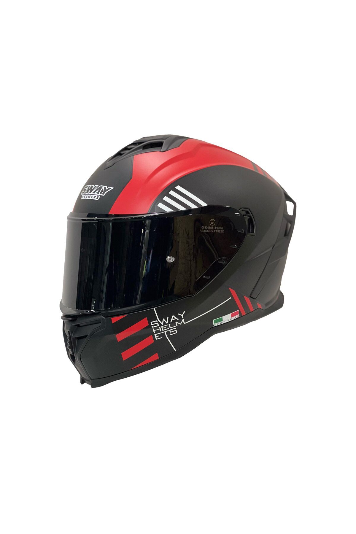 Tex SW 867 BLADE Red Full Face Güneş Gözlüklü Motosiklet Kaskı