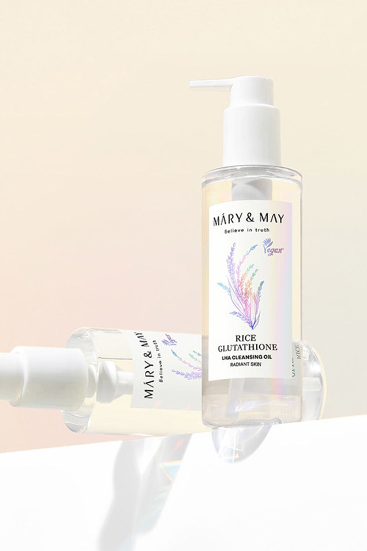 پاک کننده صورت برنج گلوتاتیون LHA تمیز روغن 200 میل Mary & May