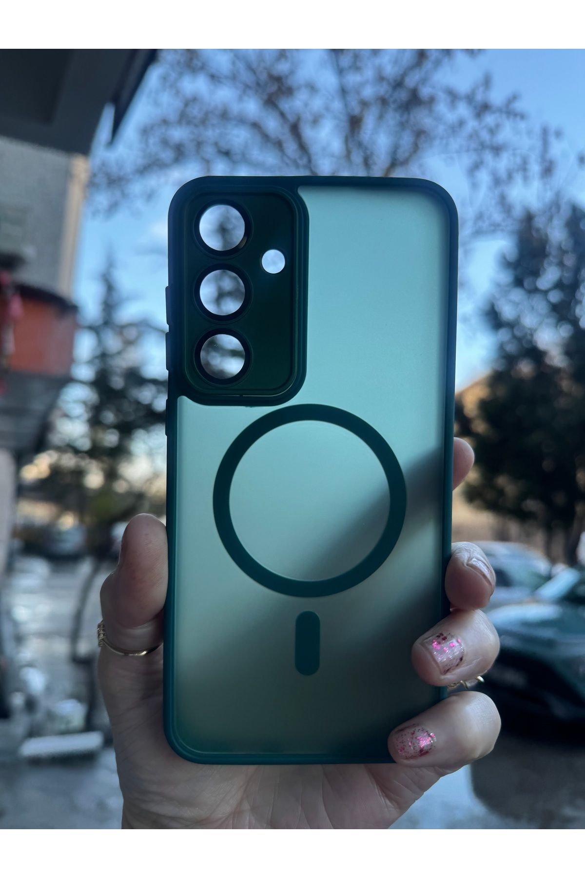 DÜNYA AKSESUAR Samsung Galaxy S24 Fe Lens Korumalı Mat Darbe Önleyici Tam Koruma Silikon Kılıf