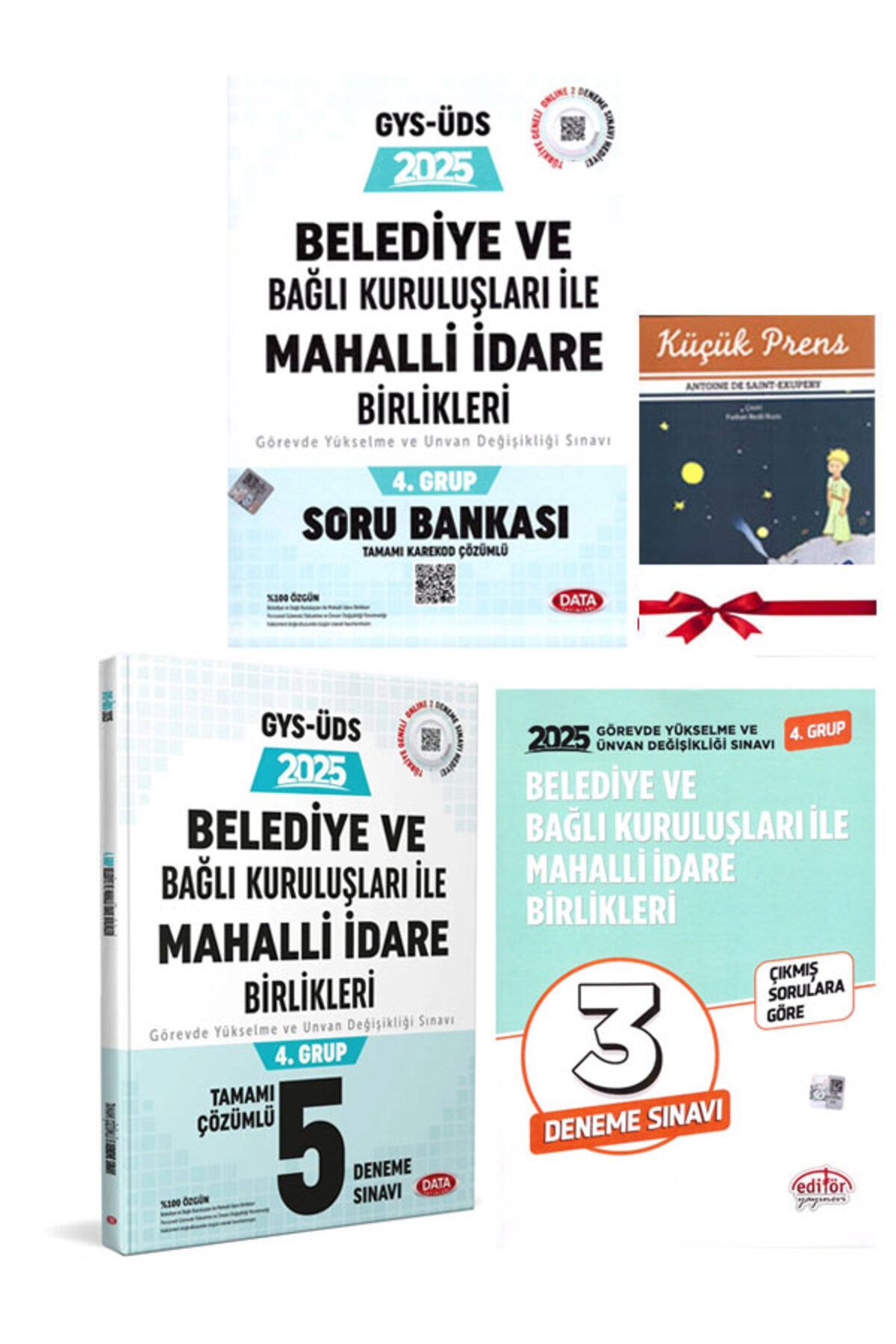 Data Yayınları 2025 GYS ÜDS Belediye ve Bağlı Kuruluşları ile Mahalli İdari Birlikleri 4.Grup Soru ve Deneme Seti