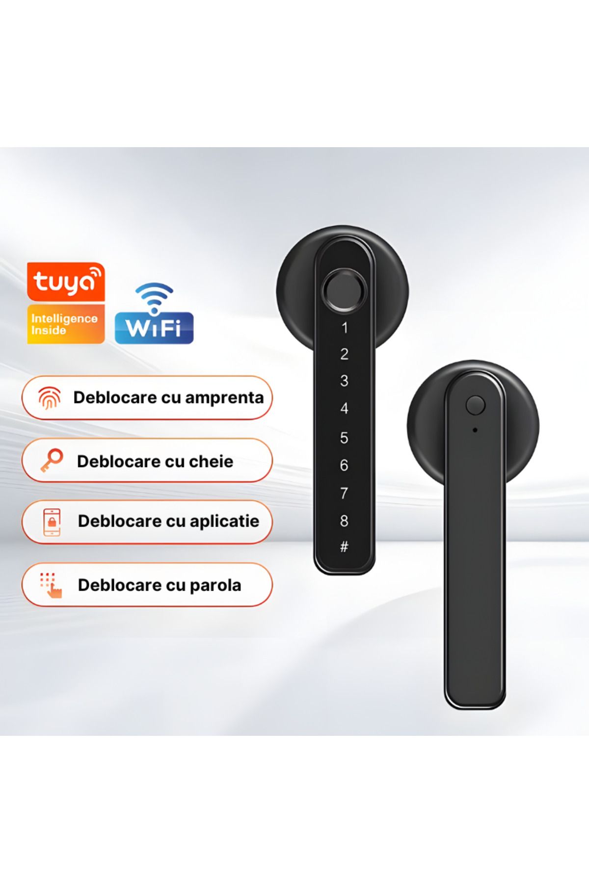 MaGeCa-Smart Lock, Remote Control, 5 Access Modes, Tuya App 2