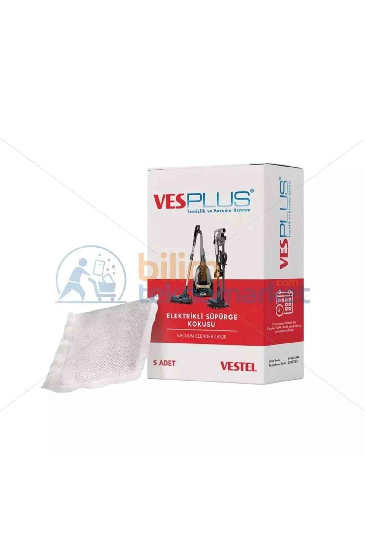 Vestel SÜPÜRGE KOKUSU 43232647 5 ADET ORİJİNAL