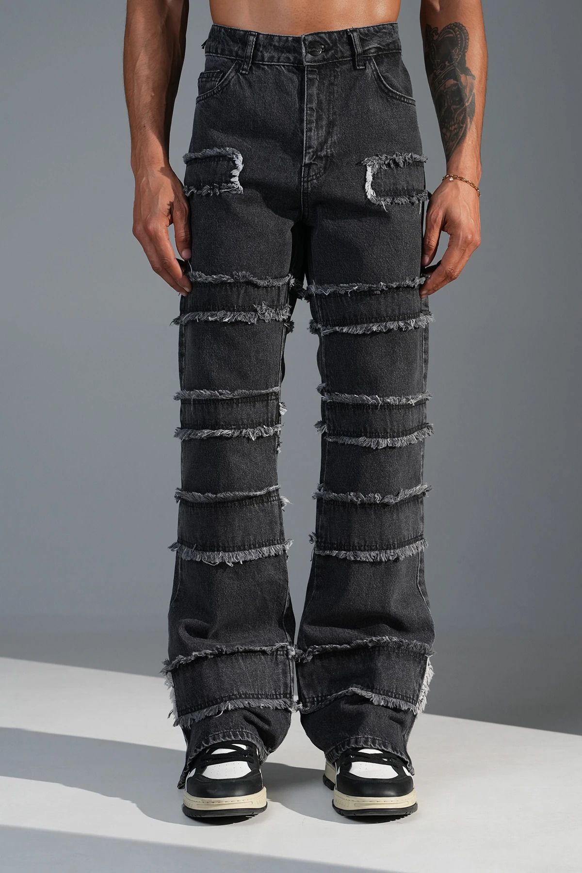 İkao Regular Fit Flare Kot Pantolon