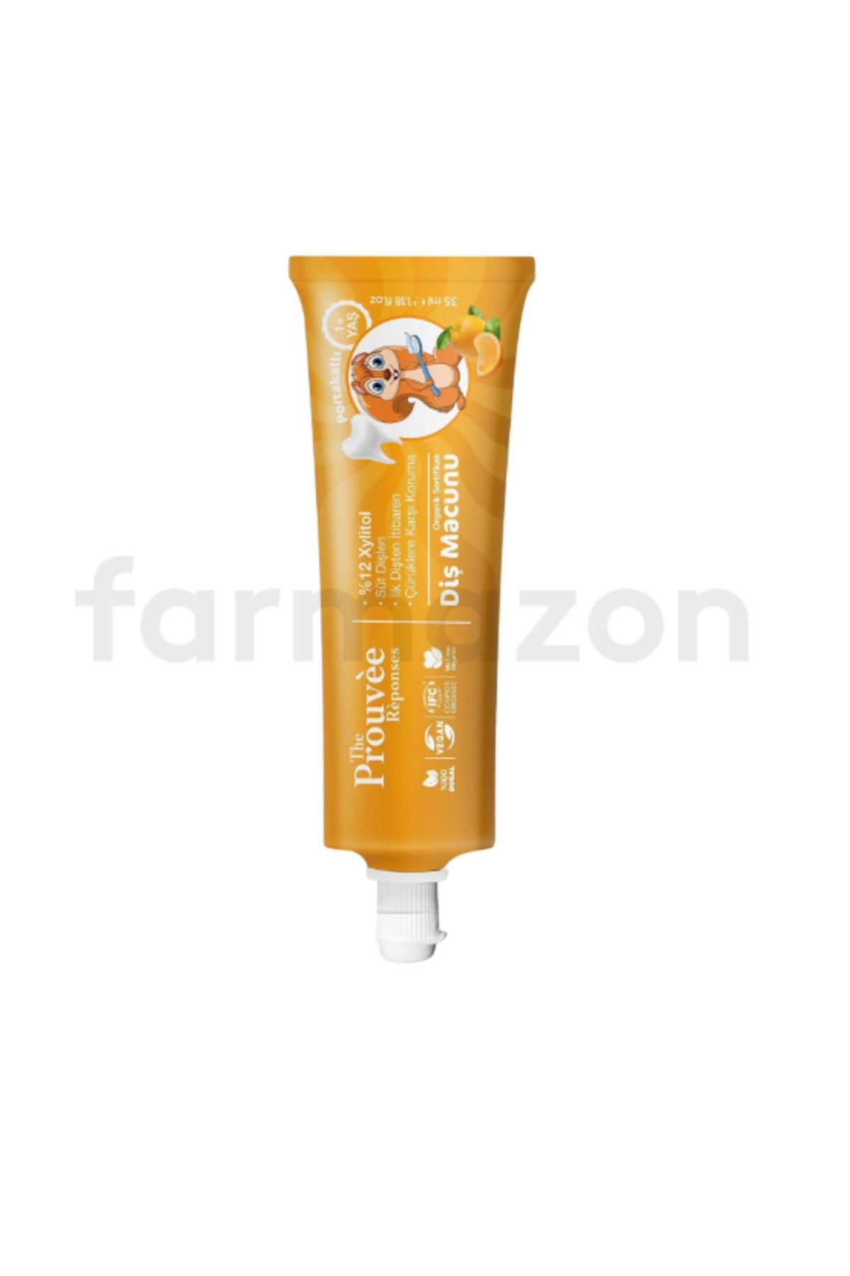 The Prouvee Reponses The Prouvée Réponses Organik Bebek & Çocuk Diş Macunu Portakallı 35 ml