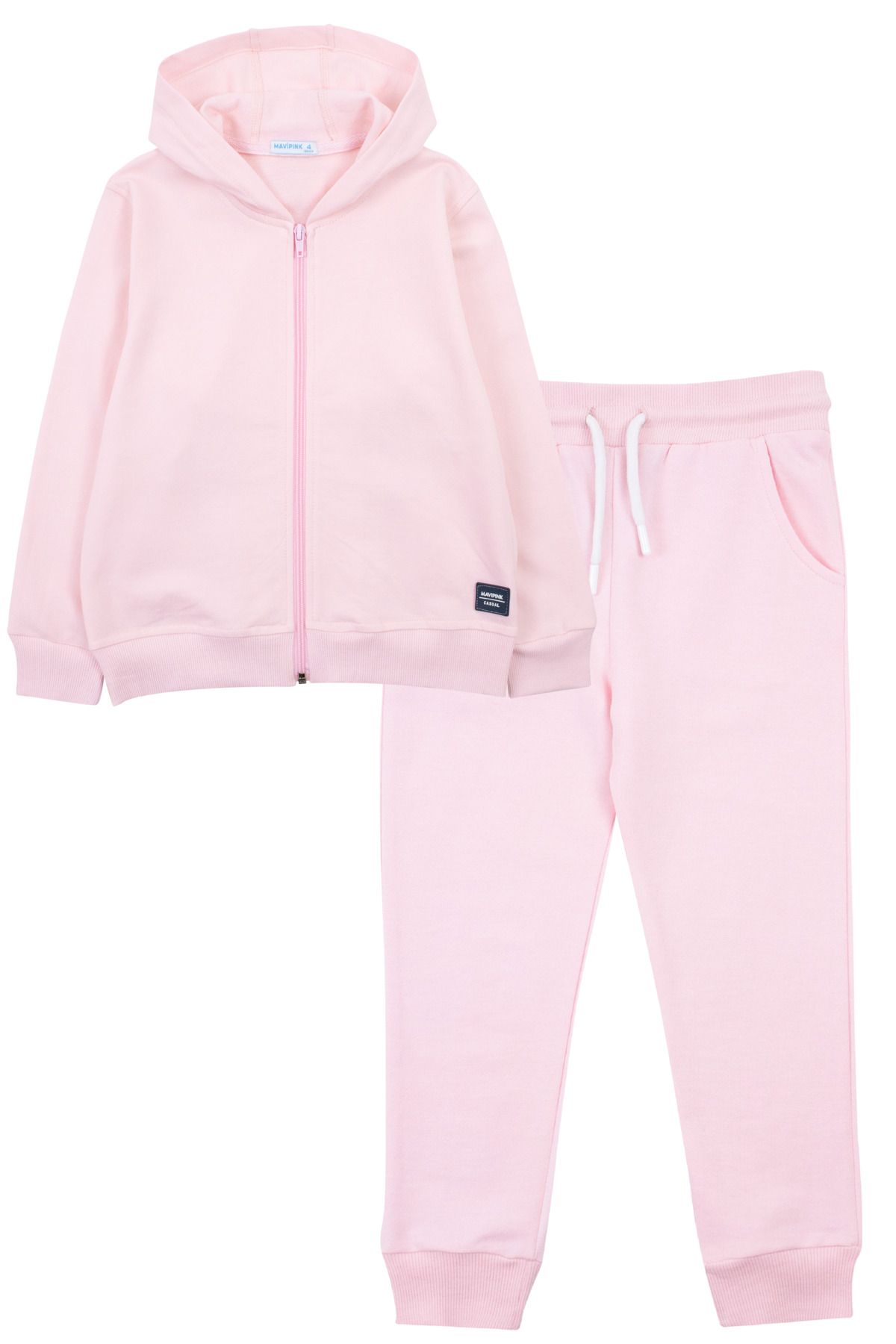 Mavipink Bebek Pamuklu 2li Eşofman Takımı