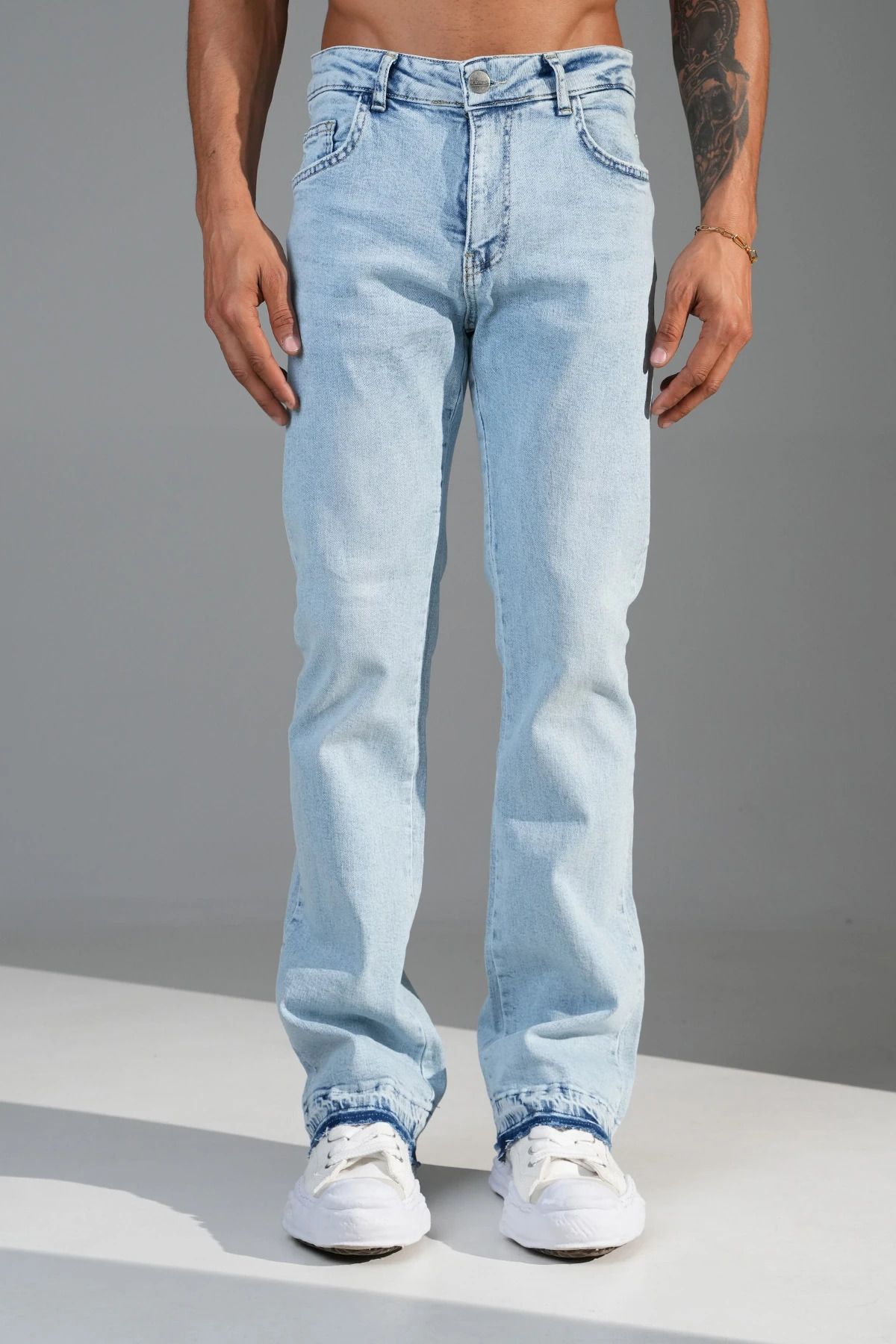 İkao Regular Fit Flare Kot Pantolon