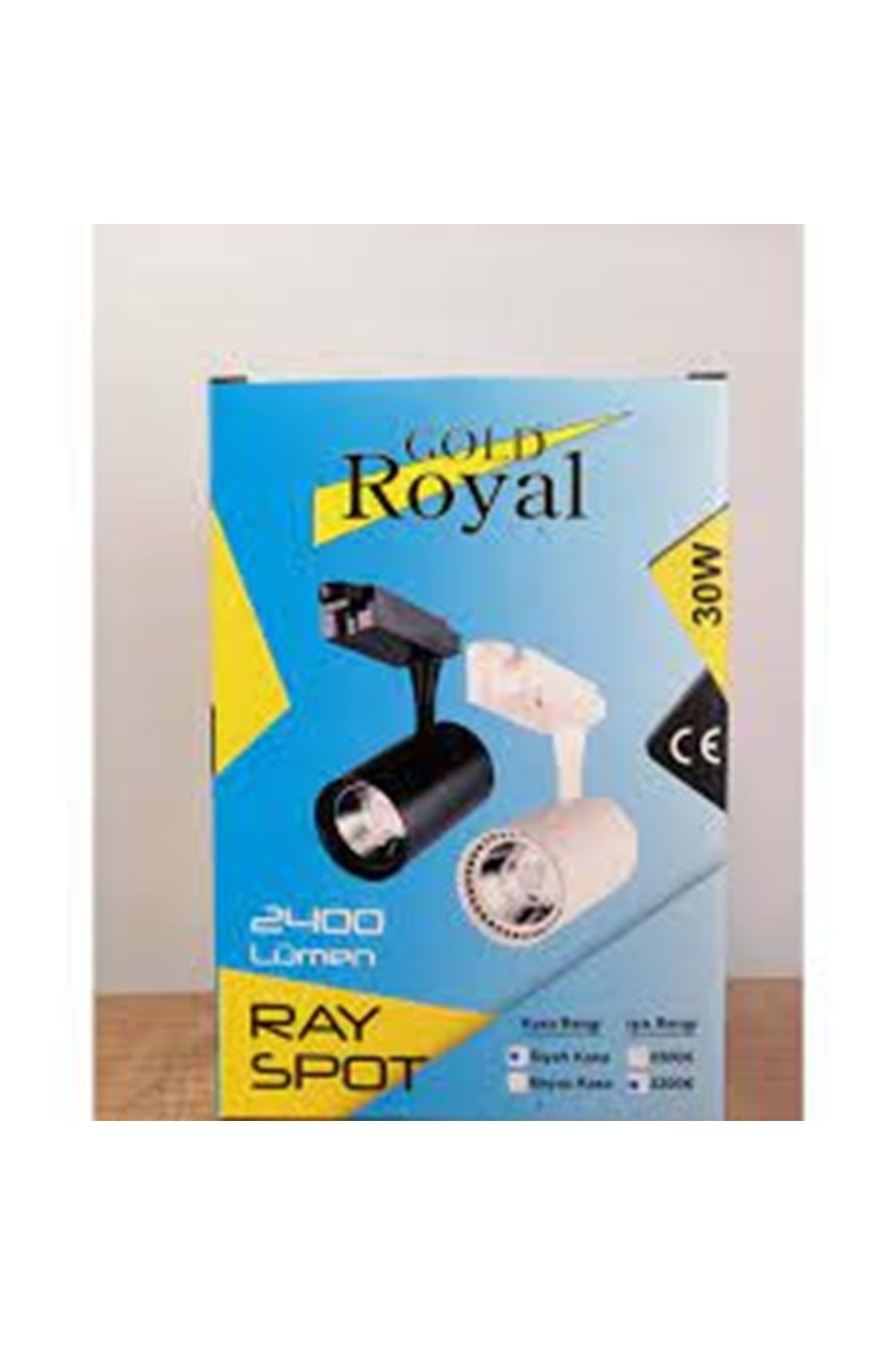 Marka 30W RAY SPOT SİYAH KASA BEYAZ IŞIK
